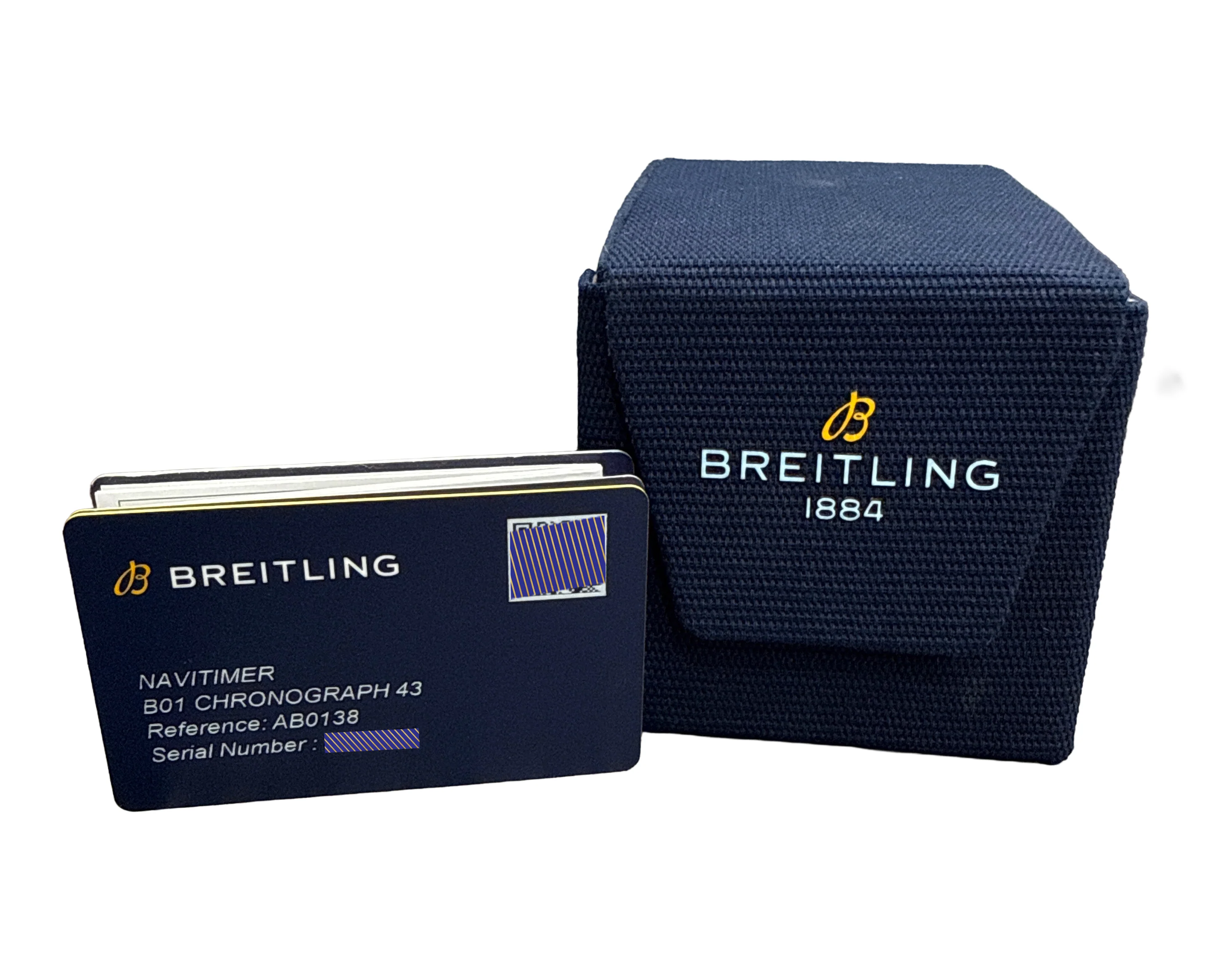 2022 PAPERS Breitling Navitimer B01 TEAL Green 43mm Stainless Leather AB0138 BOX - Image 2
