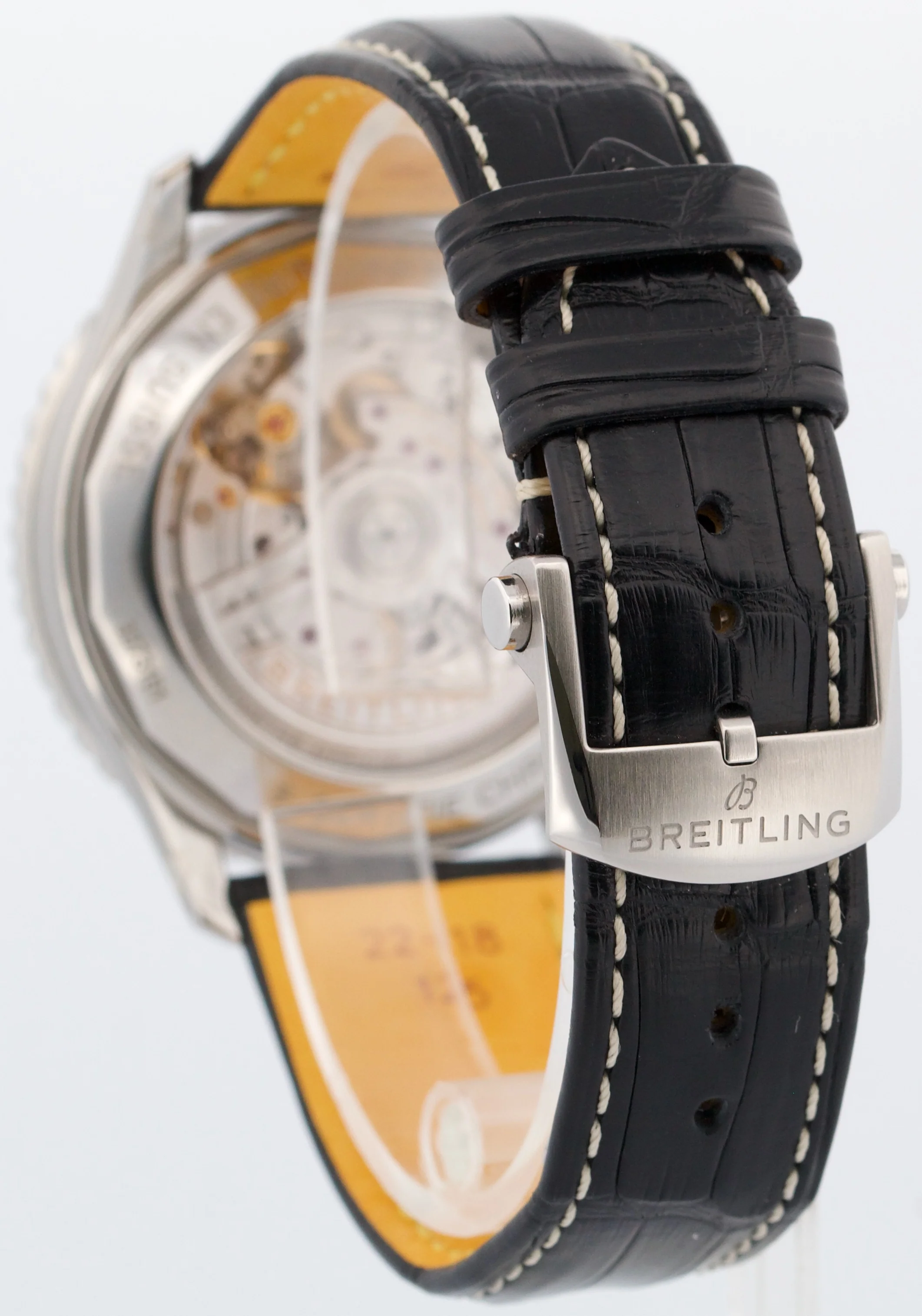 2022 PAPERS Breitling Navitimer B01 TEAL Green 43mm Stainless Leather AB0138 BOX - Image 5