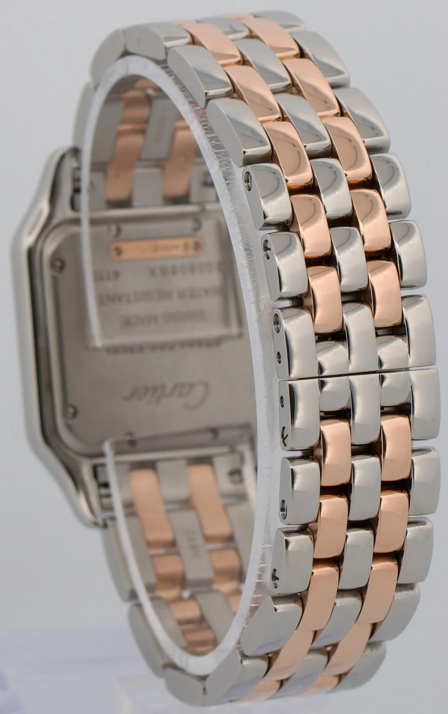2022 PAPERS Cartier Panthere DIAMOND 29mm 18K Steel Quartz 4119 W3PN0007 BOX - Image 5