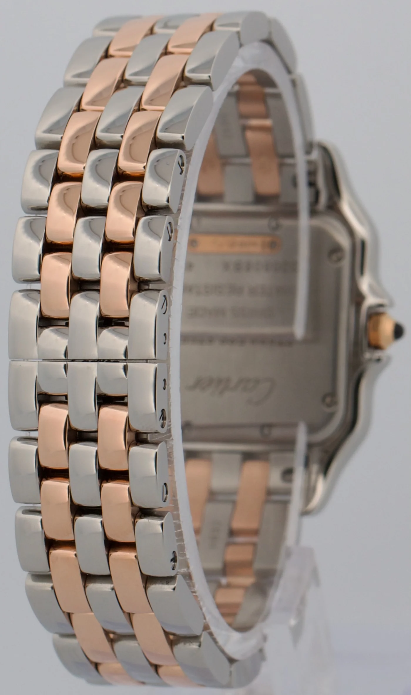 2022 PAPERS Cartier Panthere DIAMOND 29mm 18K Steel Quartz 4119 W3PN0007 BOX - Image 6