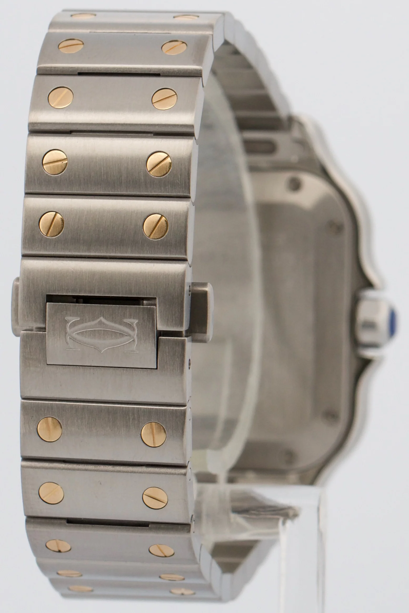2022 PAPERS Cartier Santos 35mm Steel 18K Yellow Gold W2SA0016 4075 Watch BOX - Image 6