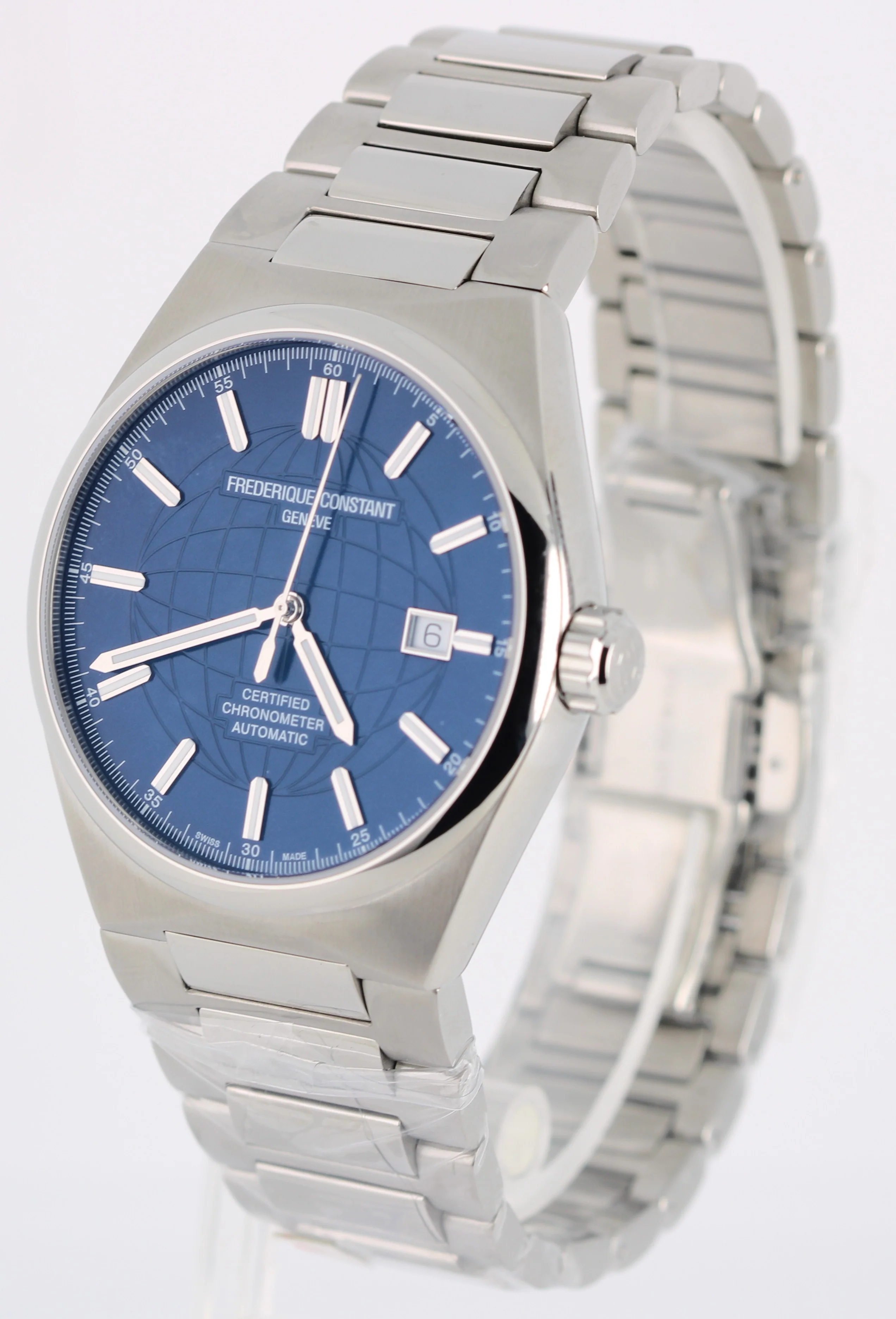 2022 PAPERS Frederique Constant Highlife Blue Globe 41mm FC-303/310X4TNH22 BOX - Image 3