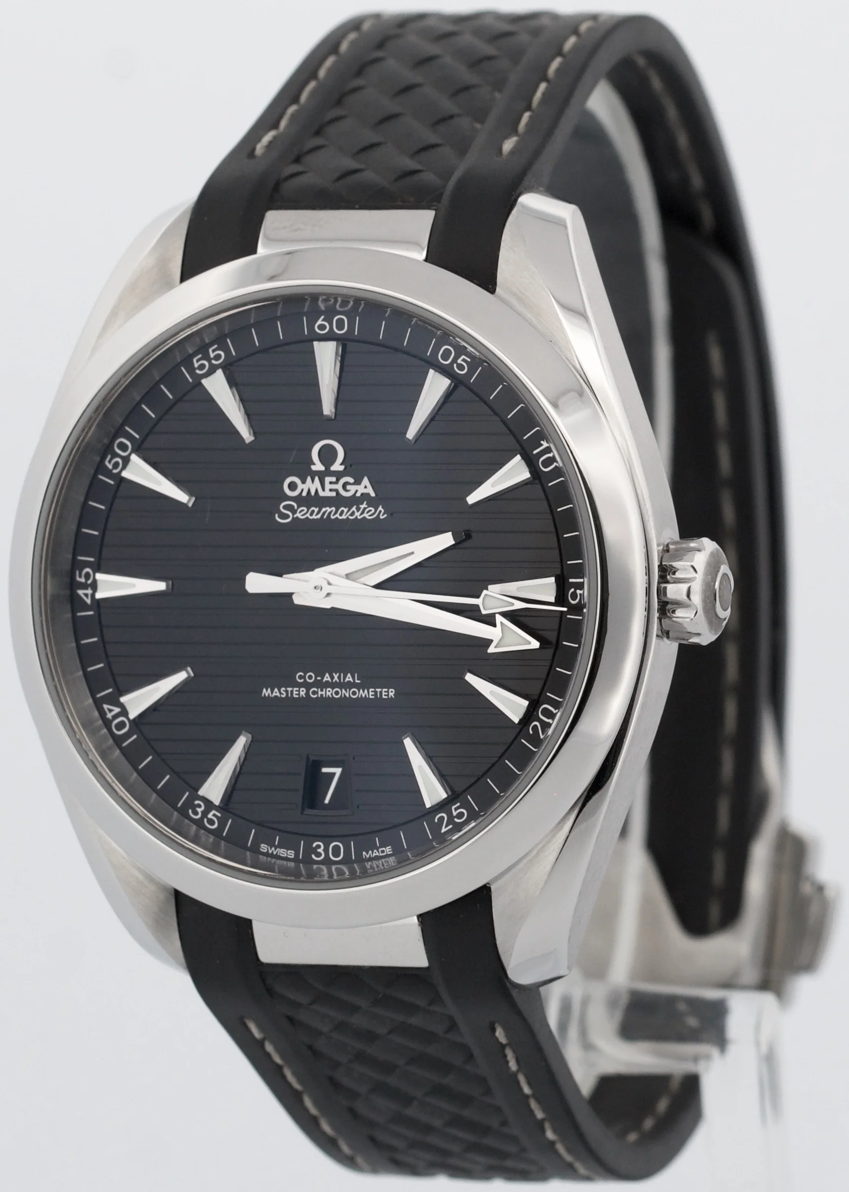 2022 PAPERS Omega Seamaster Aqua Terra BLACK Steel 220.12.41.21.01.001 Watch BOX - Image 3