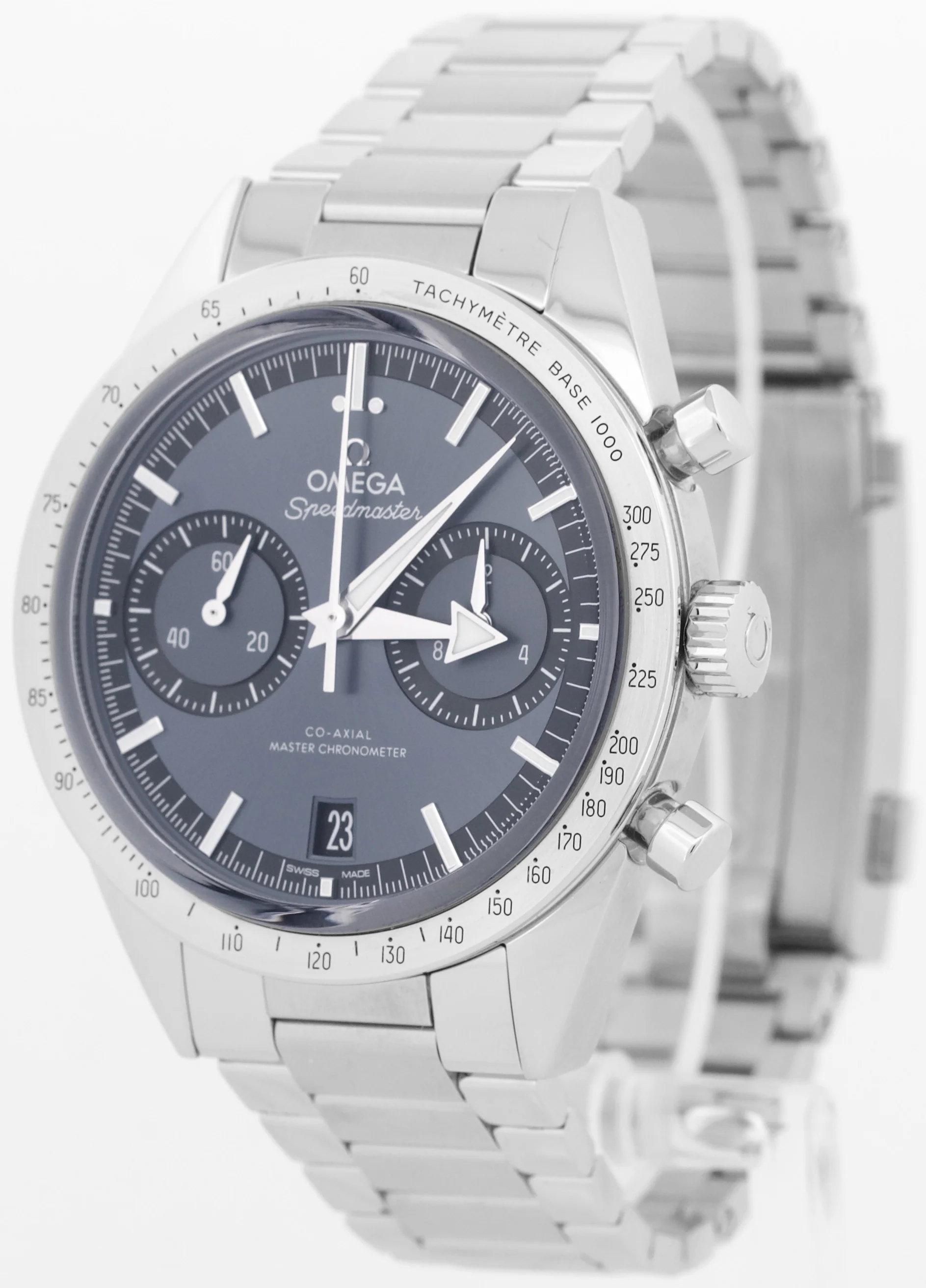 2022 PAPERS Omega Speedmaster '57 Stainless BLUE 40.5mm 332.10.41.51.03.001 BOX - Image 3