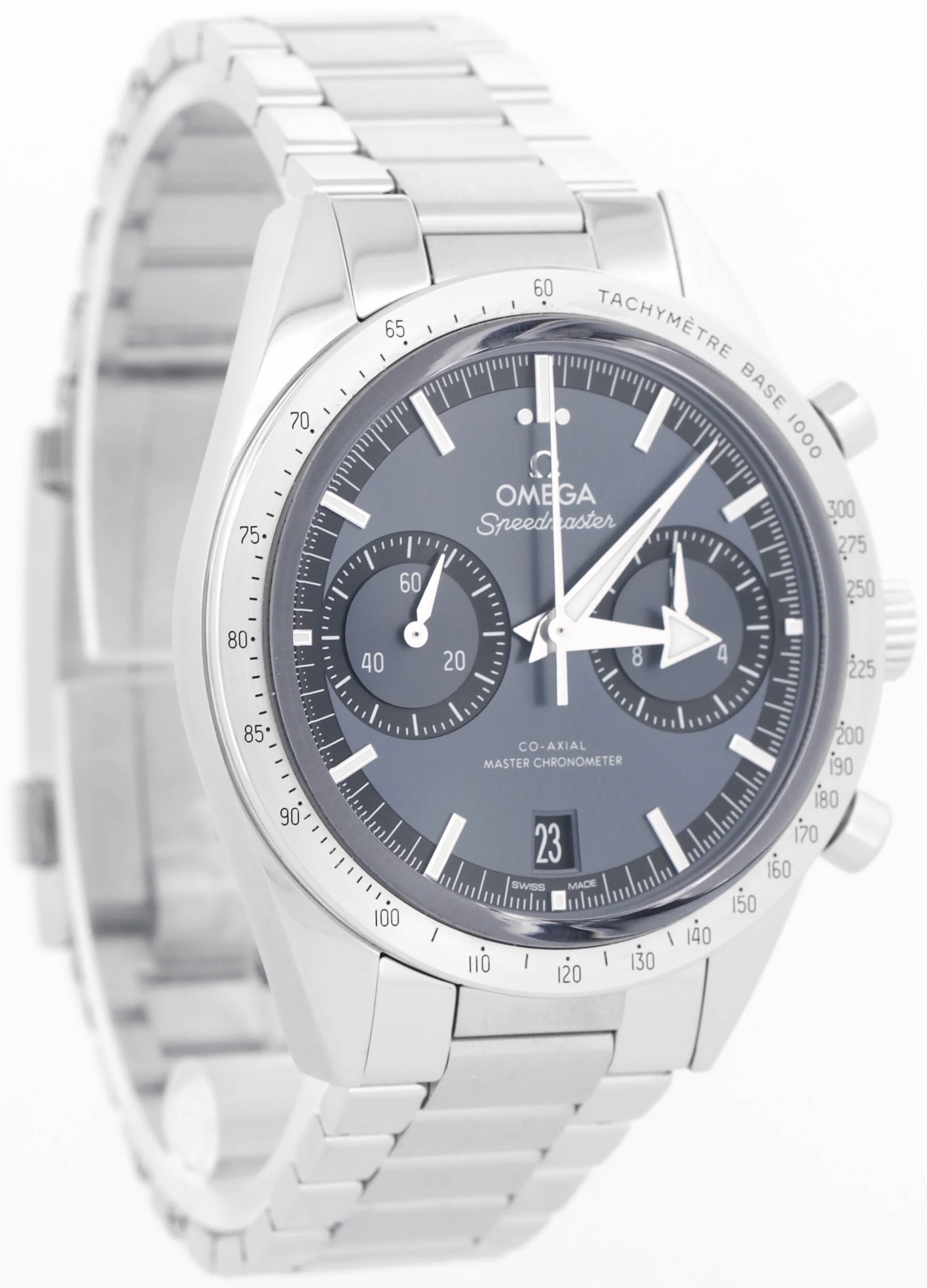 2022 PAPERS Omega Speedmaster '57 Stainless BLUE 40.5mm 332.10.41.51.03.001 BOX - Image 4