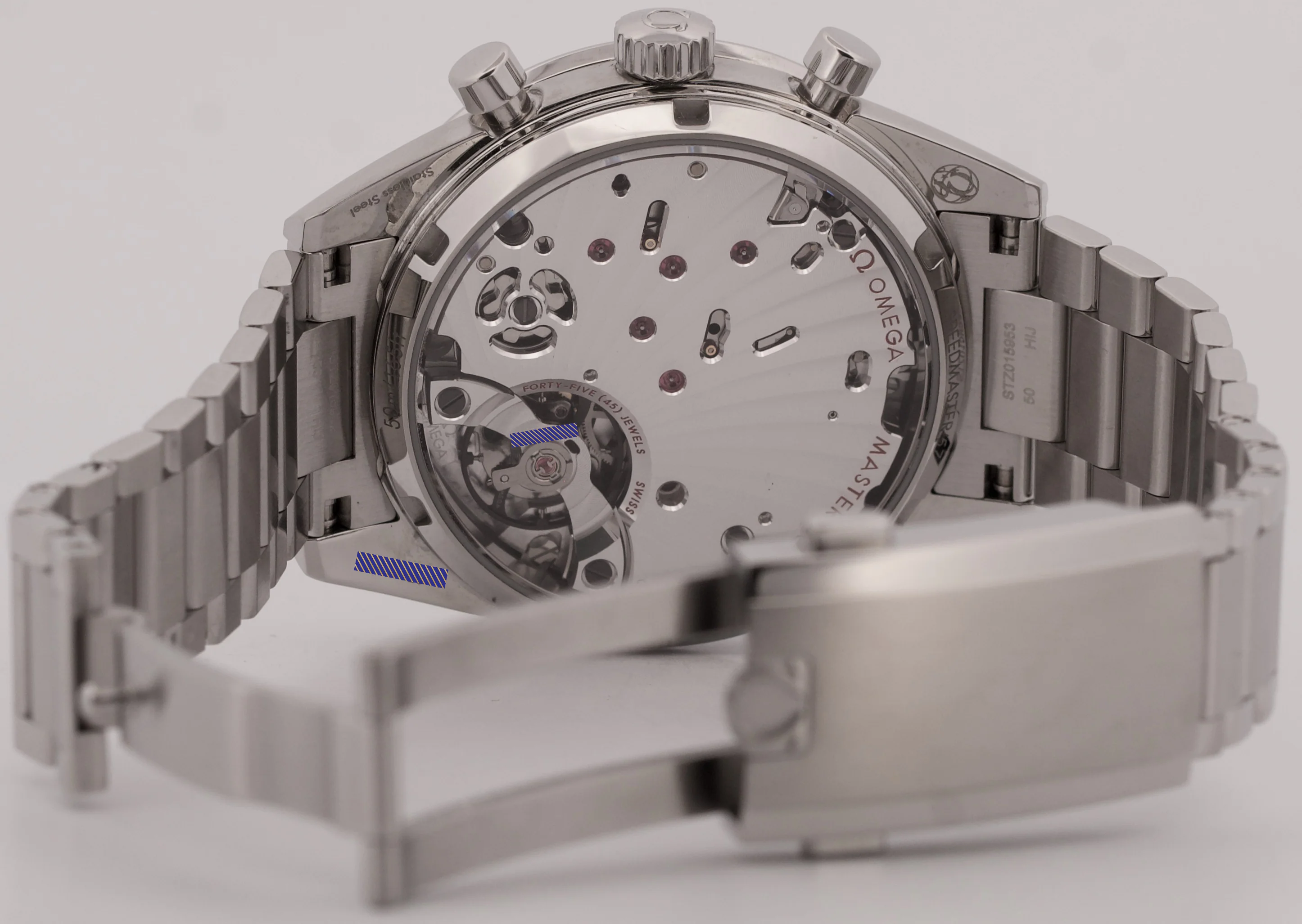 2022 PAPERS Omega Speedmaster '57 Stainless BLUE 40.5mm 332.10.41.51.03.001 BOX - Image 9