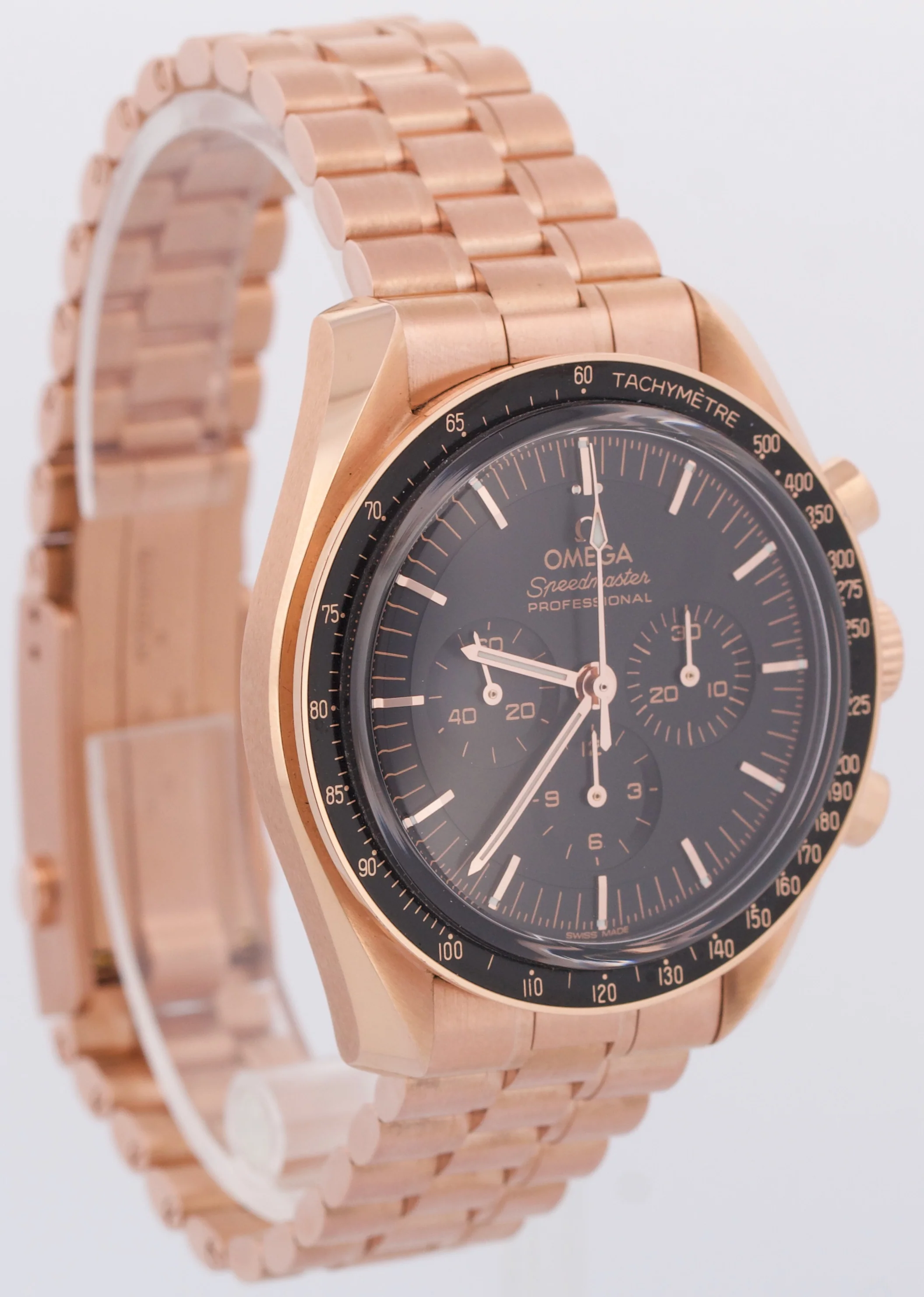 2022 PAPERS Omega Speedmaster Moonwatch 18K Gold 42mm 310.60.42.50.01.001 BOX - Image 4