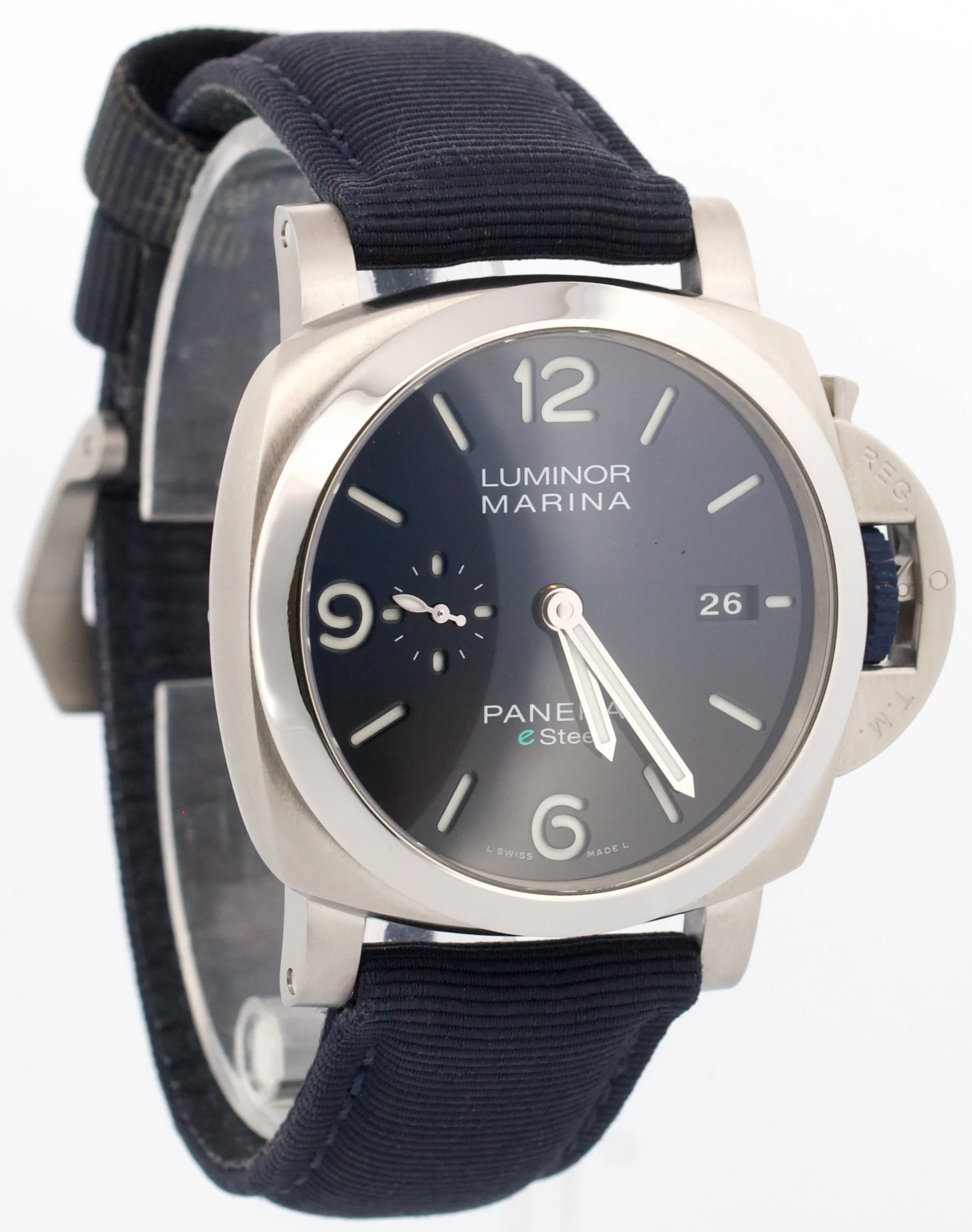 2022 PAPERS Panerai Luminor Marina BLU PROFONDO e-Steel Blue 44mm PAM01157 BOX - Image 4