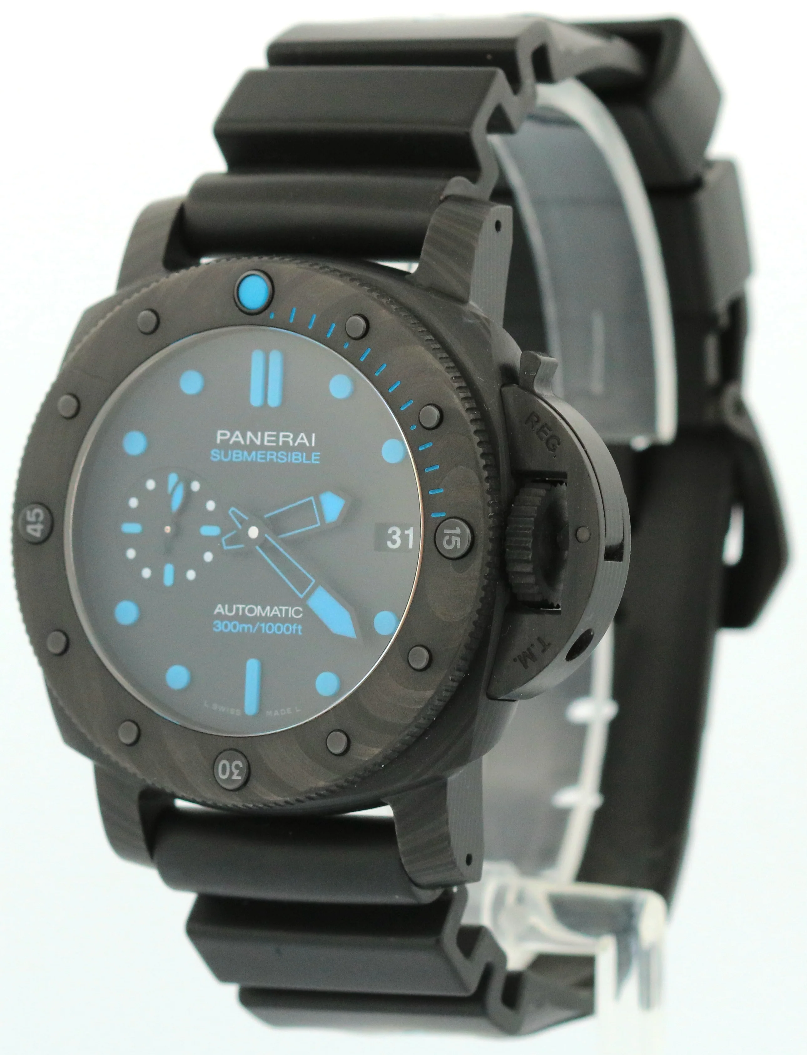 2022 PAPERS Panerai Submersible Carbotech PAM00960 42mm Blue Rubber PAM 960 BOX - Image 3