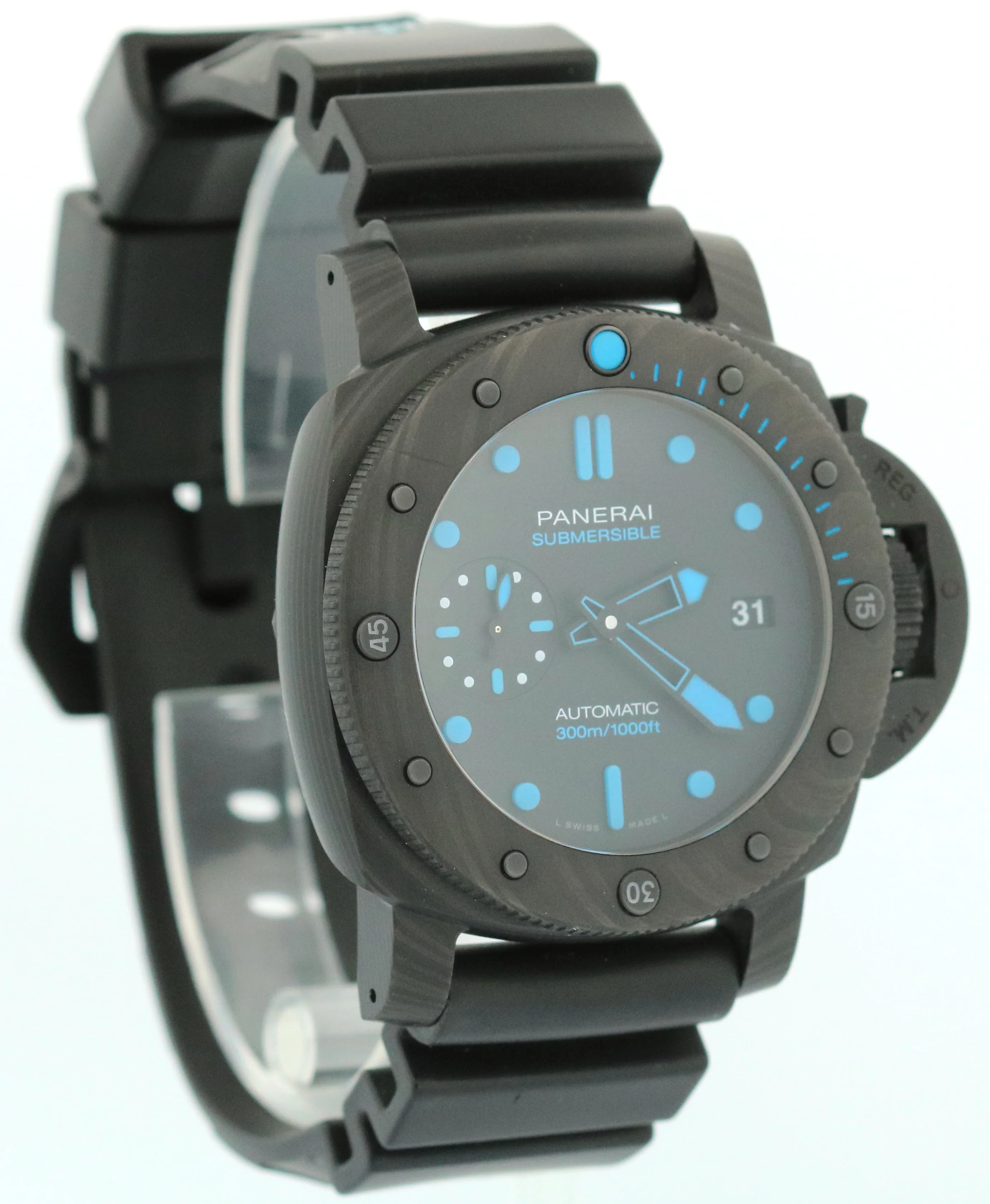 2022 PAPERS Panerai Submersible Carbotech PAM00960 42mm Blue Rubber PAM 960 BOX - Image 4
