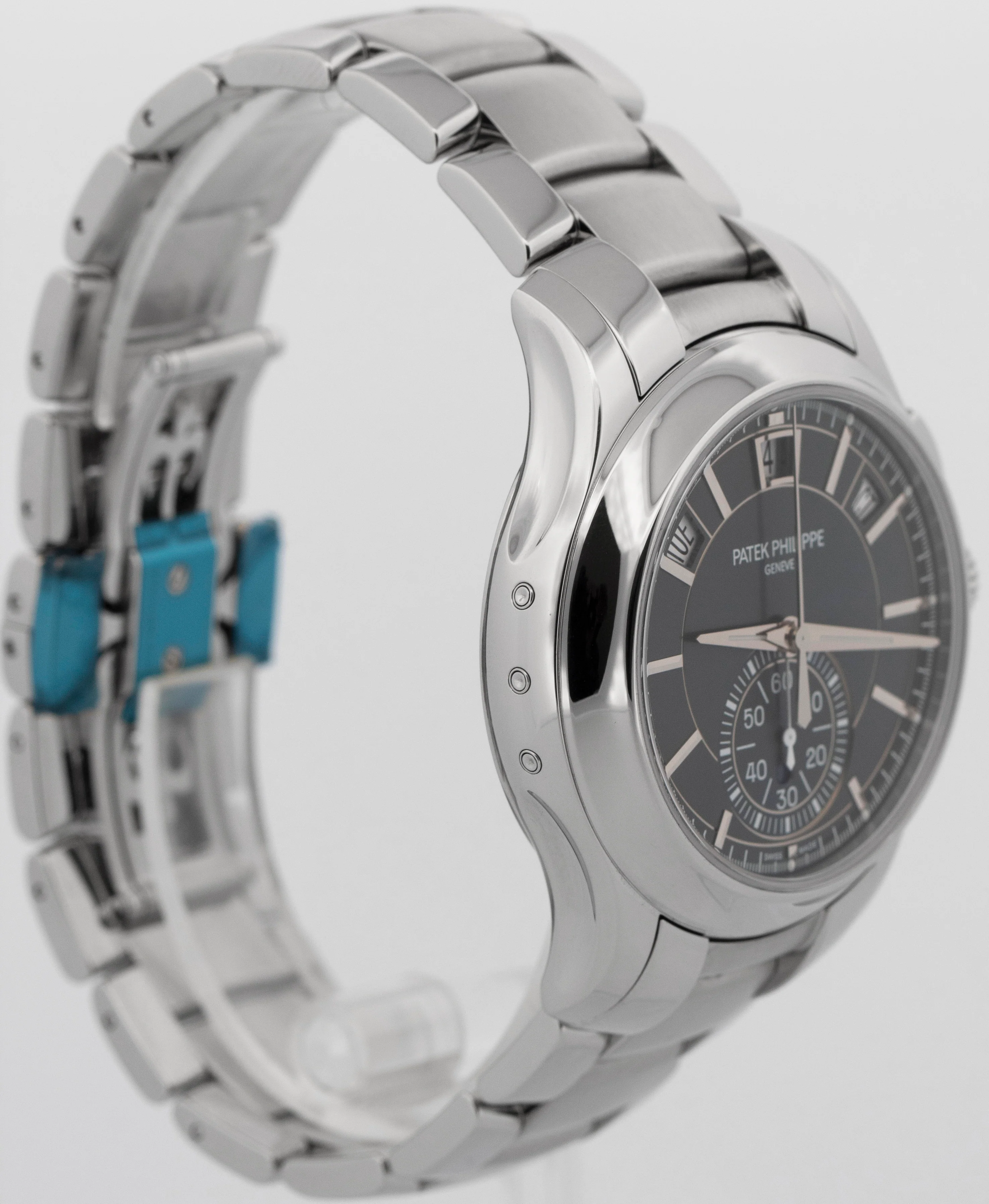 2022 PAPERS Patek Philippe Flyback Complications GREEN Steel Annual 5905/1A BOX - Image 5