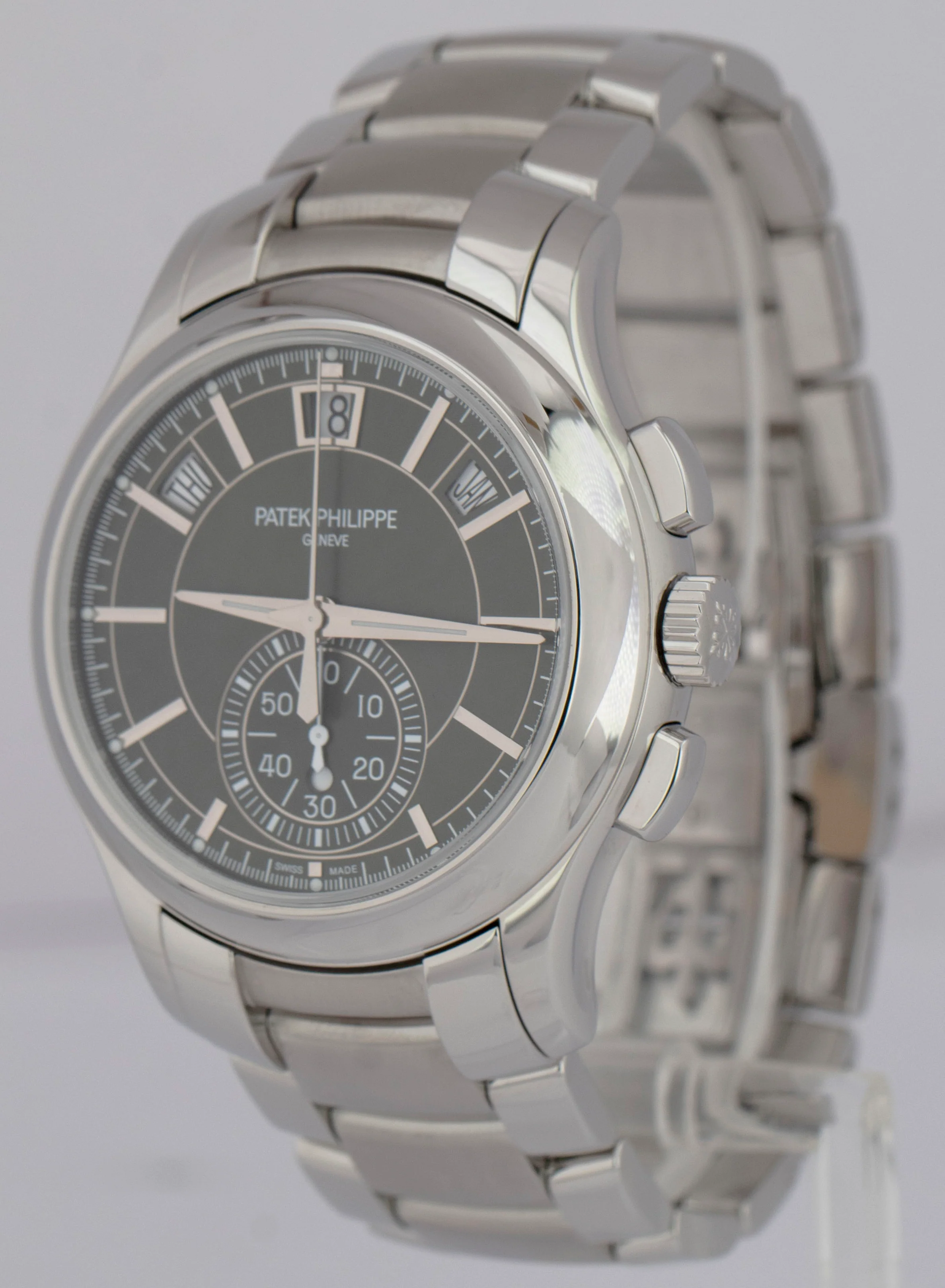 2022 PAPERS Patek Philippe Flyback Complications GREEN Steel Annual 5905/1A BOX - Image 3
