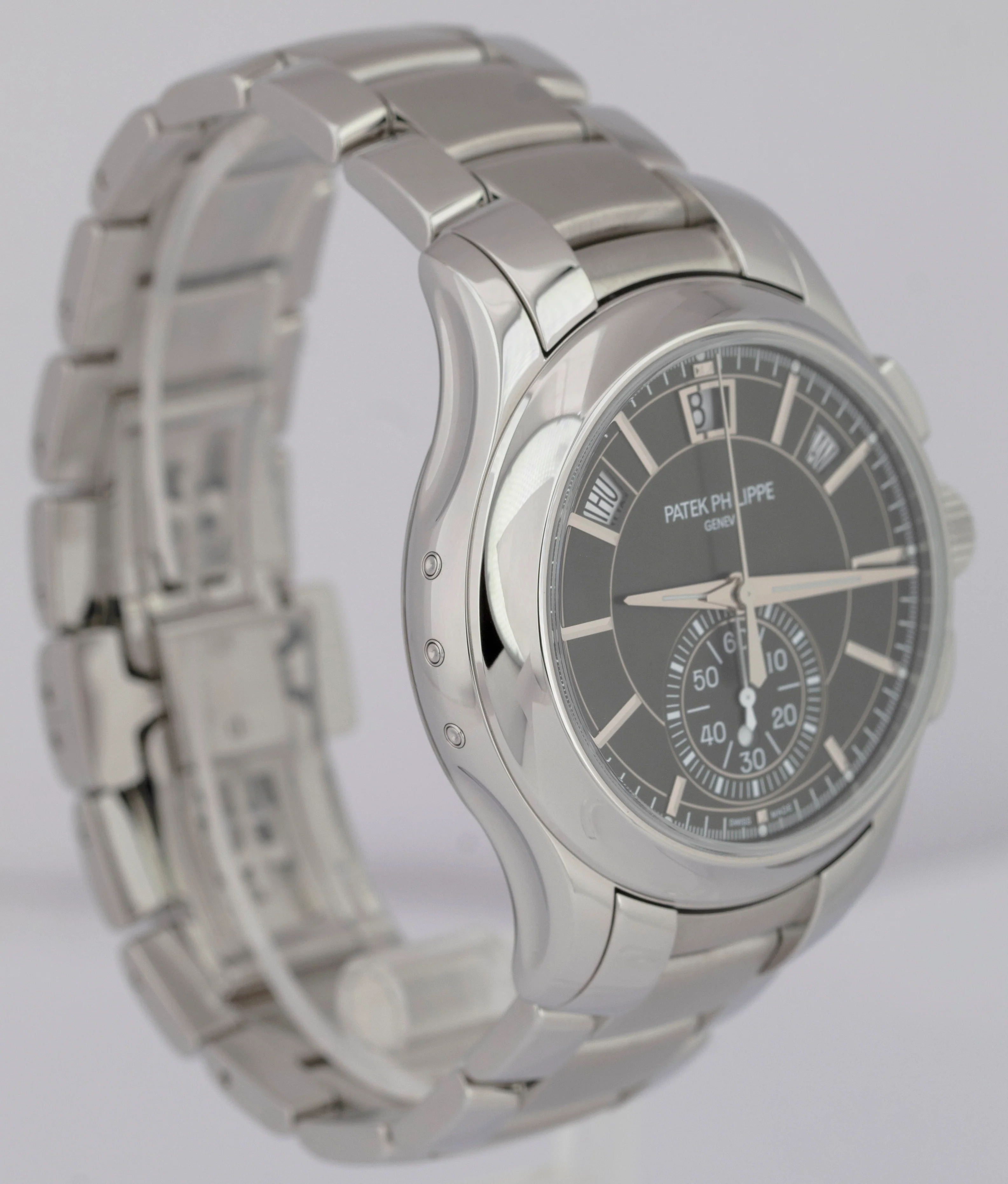2022 PAPERS Patek Philippe Flyback Complications GREEN Steel Annual 5905/1A BOX - Image 4