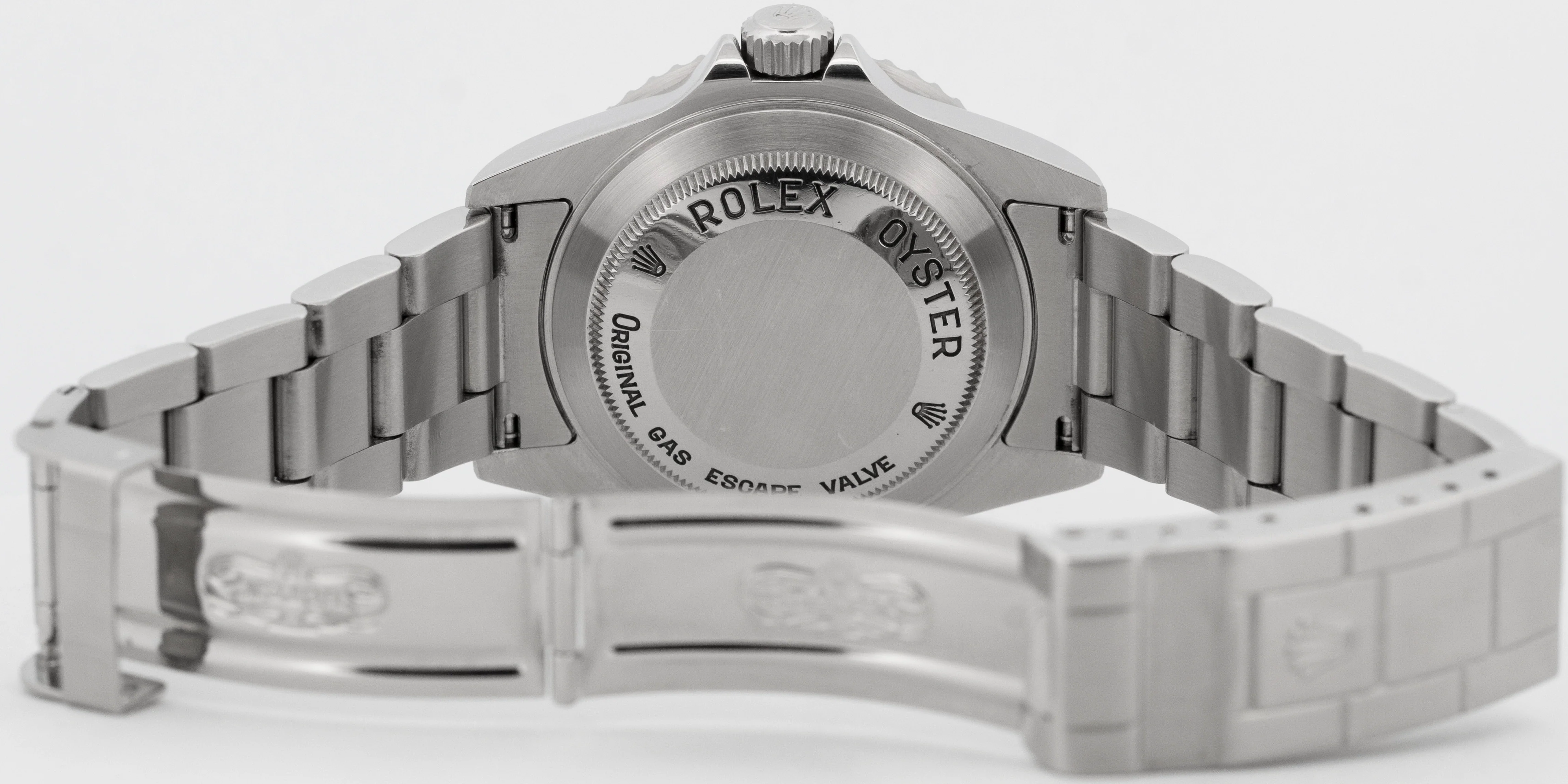 2022 RSC PAPERS Rolex Sea-Dweller 40mm BLACK Steel NO-HOLES Date Watch 16600 BOX - Image 8