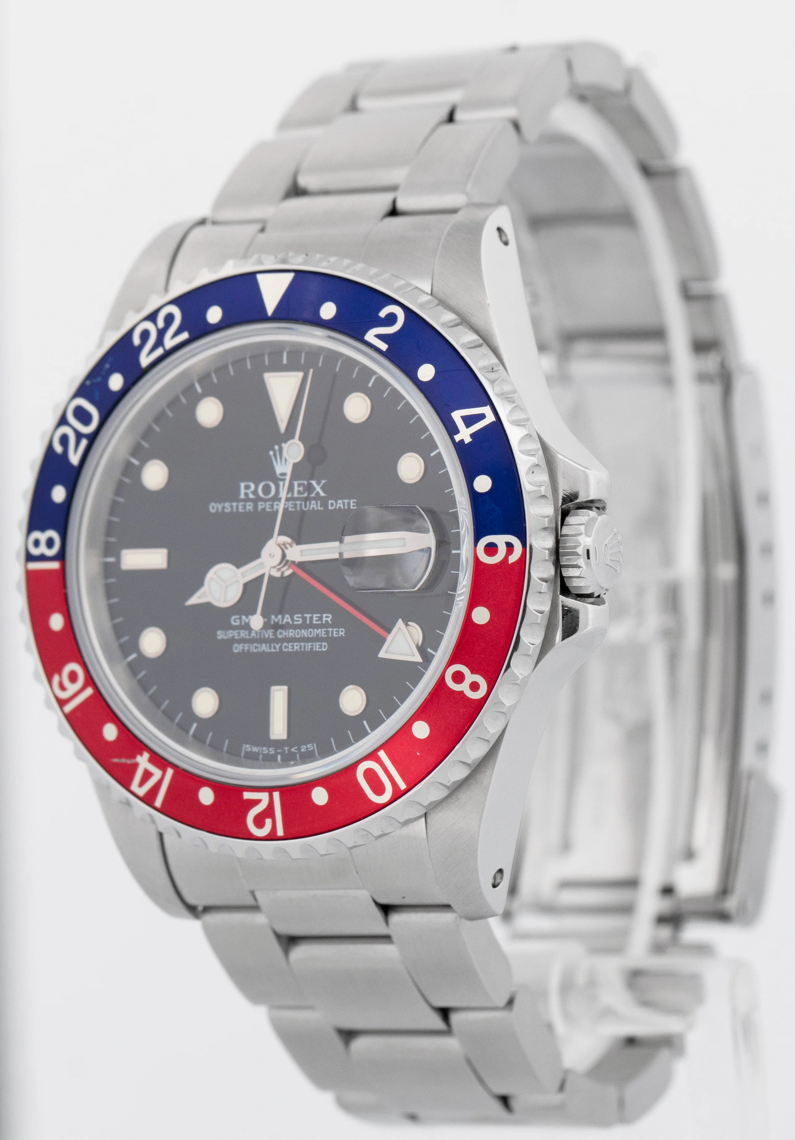 2022 RSC Rolex GMT-Master PEPSI Blue Red Stainless OYSTER Steel 40mm 16700 BOX - Image 3