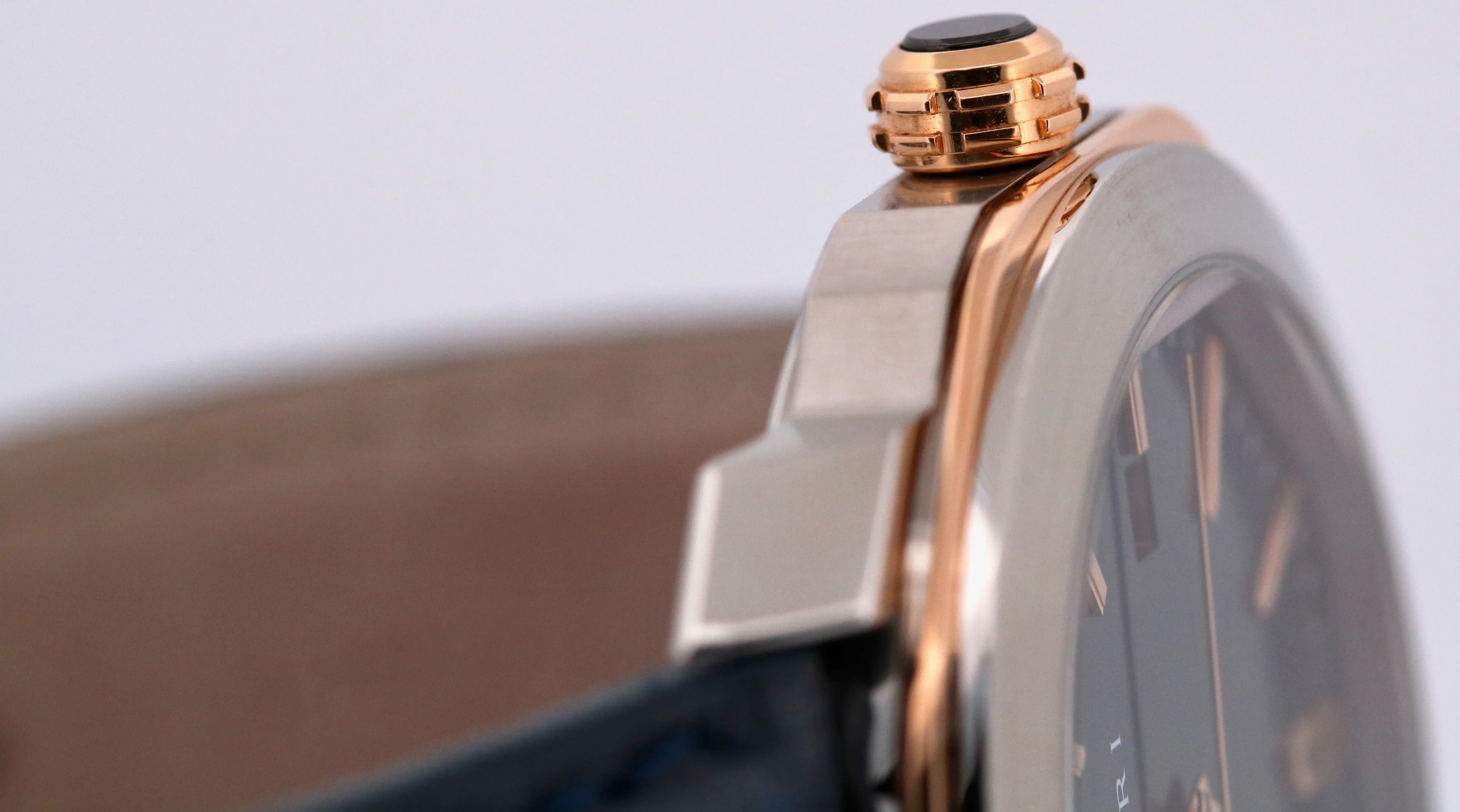 2023 PAPERS BVLGARI Bulgari Octo Roma BLUE 31mm 18K Rose Gold Steel 103205 BOX - Image 9