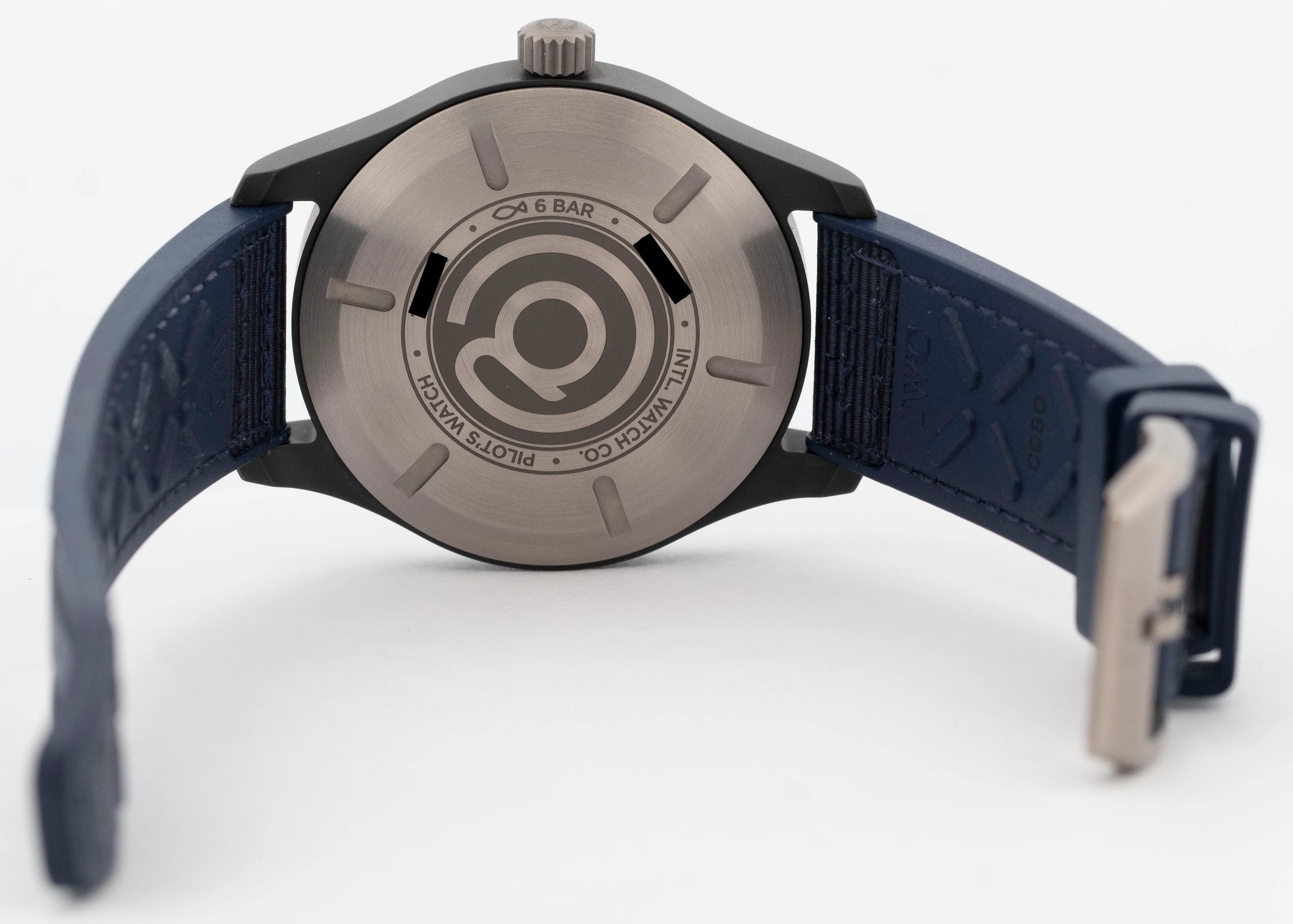 2023 PAPERS IWC Pilot TOP GUN Black Ceramic Blue Watches@ IW326904 41mm BOX - Image 6