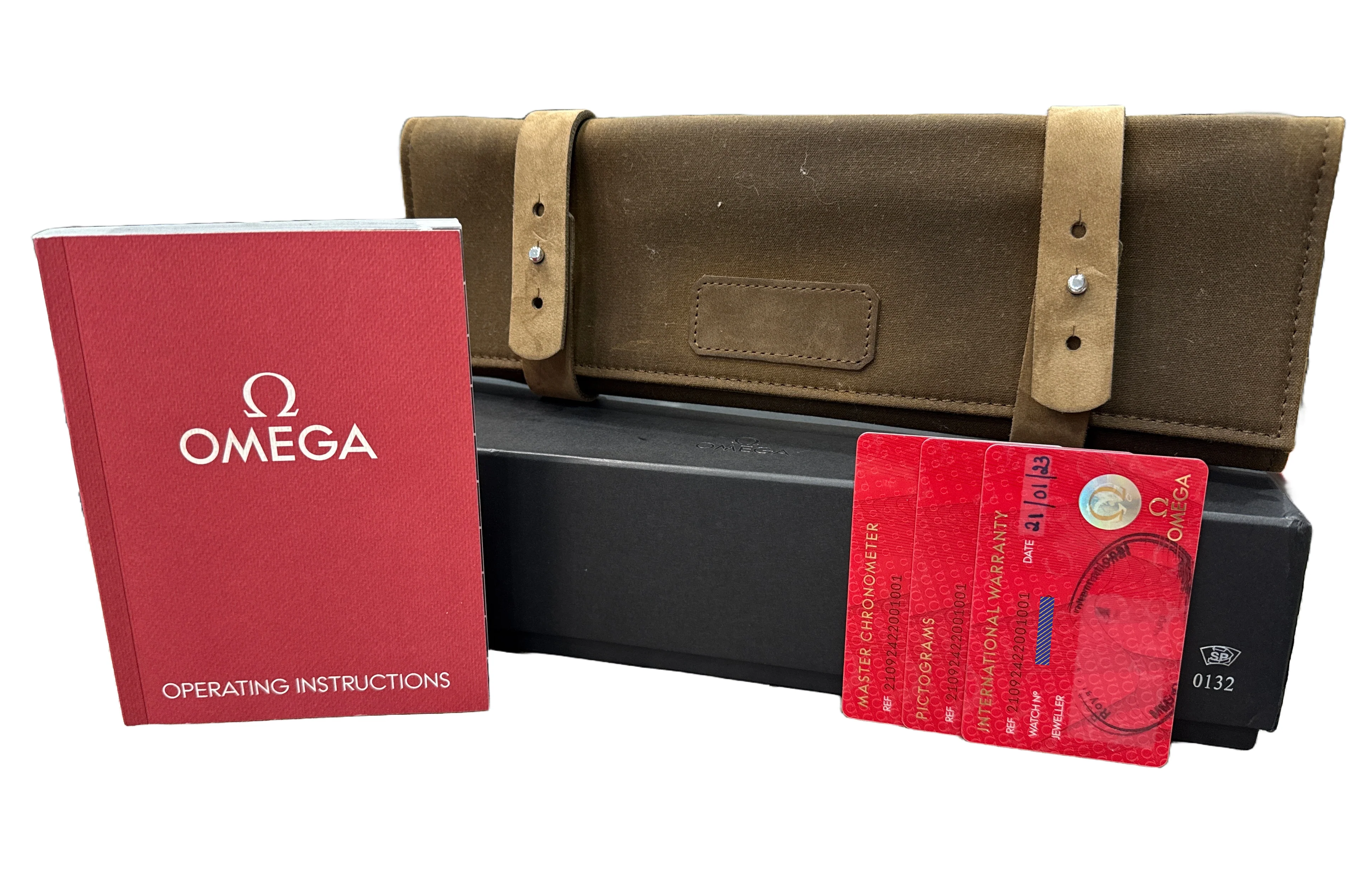 2023 PAPERS Omega Seamaster 007 Bond Titanium BROWN 42mm 210.92.42.20.01.001 BOX - Image 2