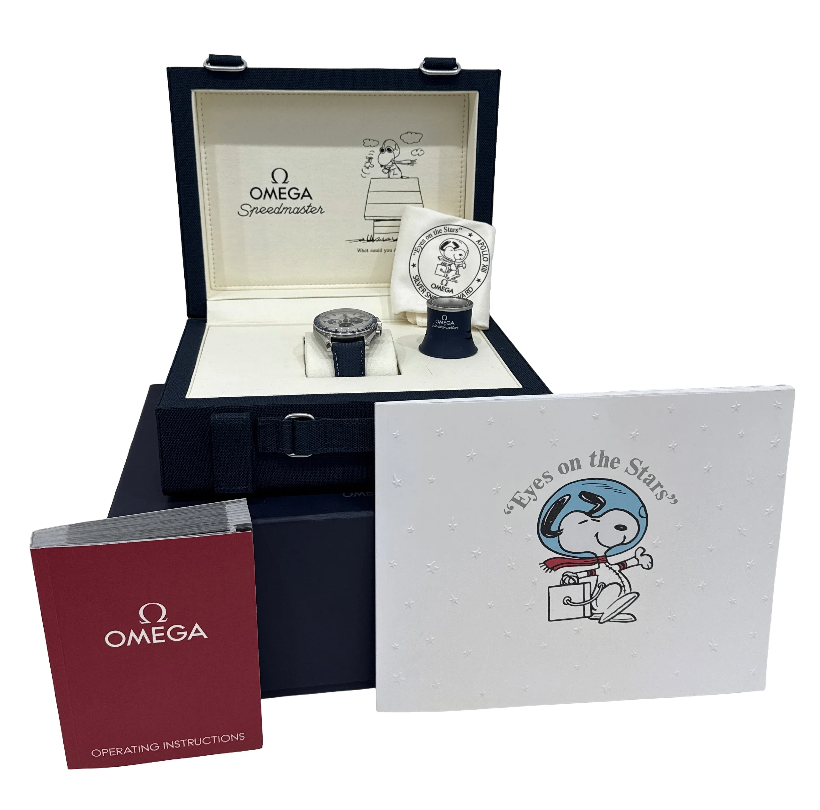 Omega Speedmaster SILVER SNOOPY AWARD BLUE Stainless 310.32.42.50.02.001 BOX - Image 2