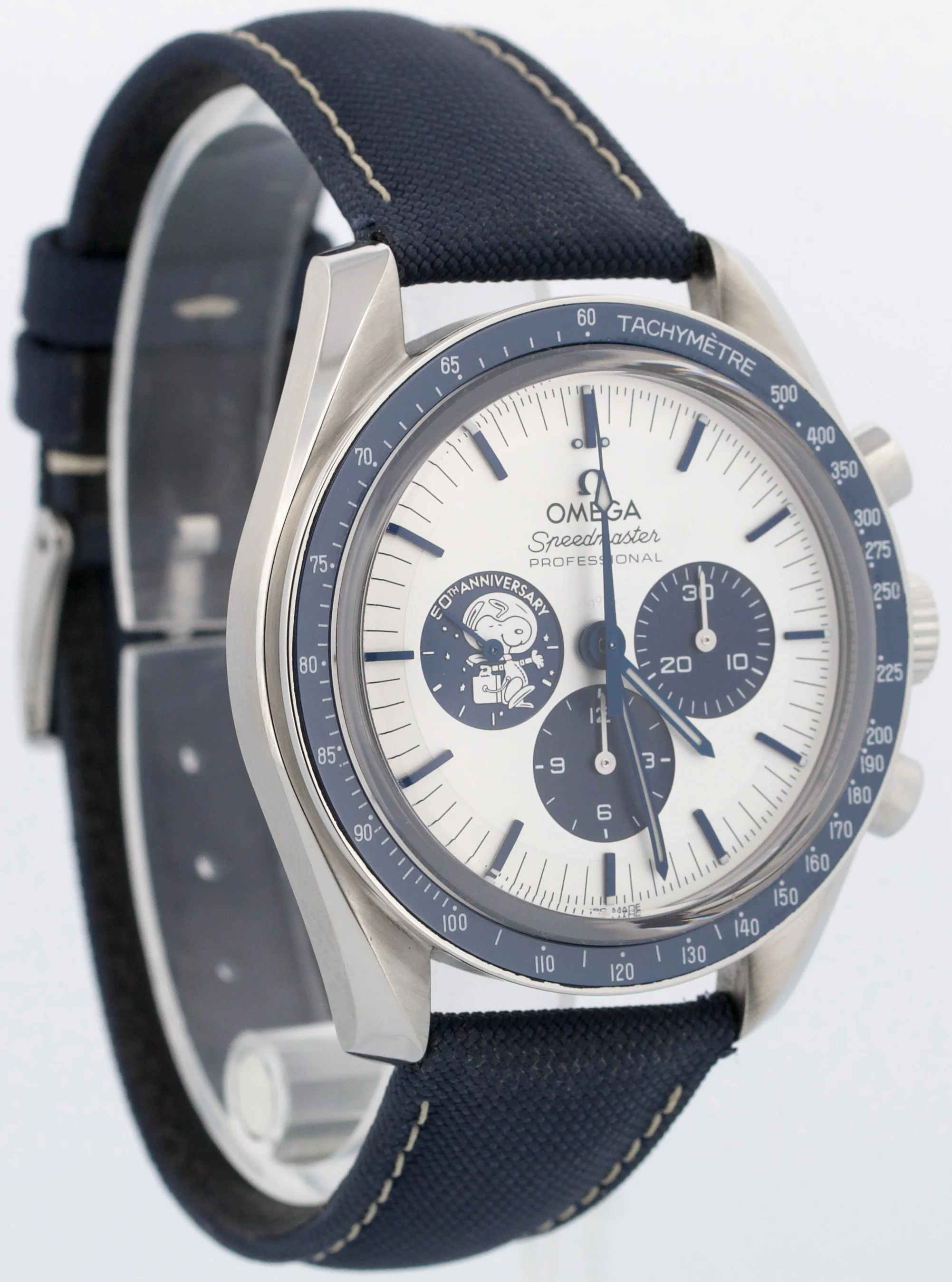 Omega Speedmaster SILVER SNOOPY AWARD BLUE Stainless 310.32.42.50.02.001 BOX - Image 4
