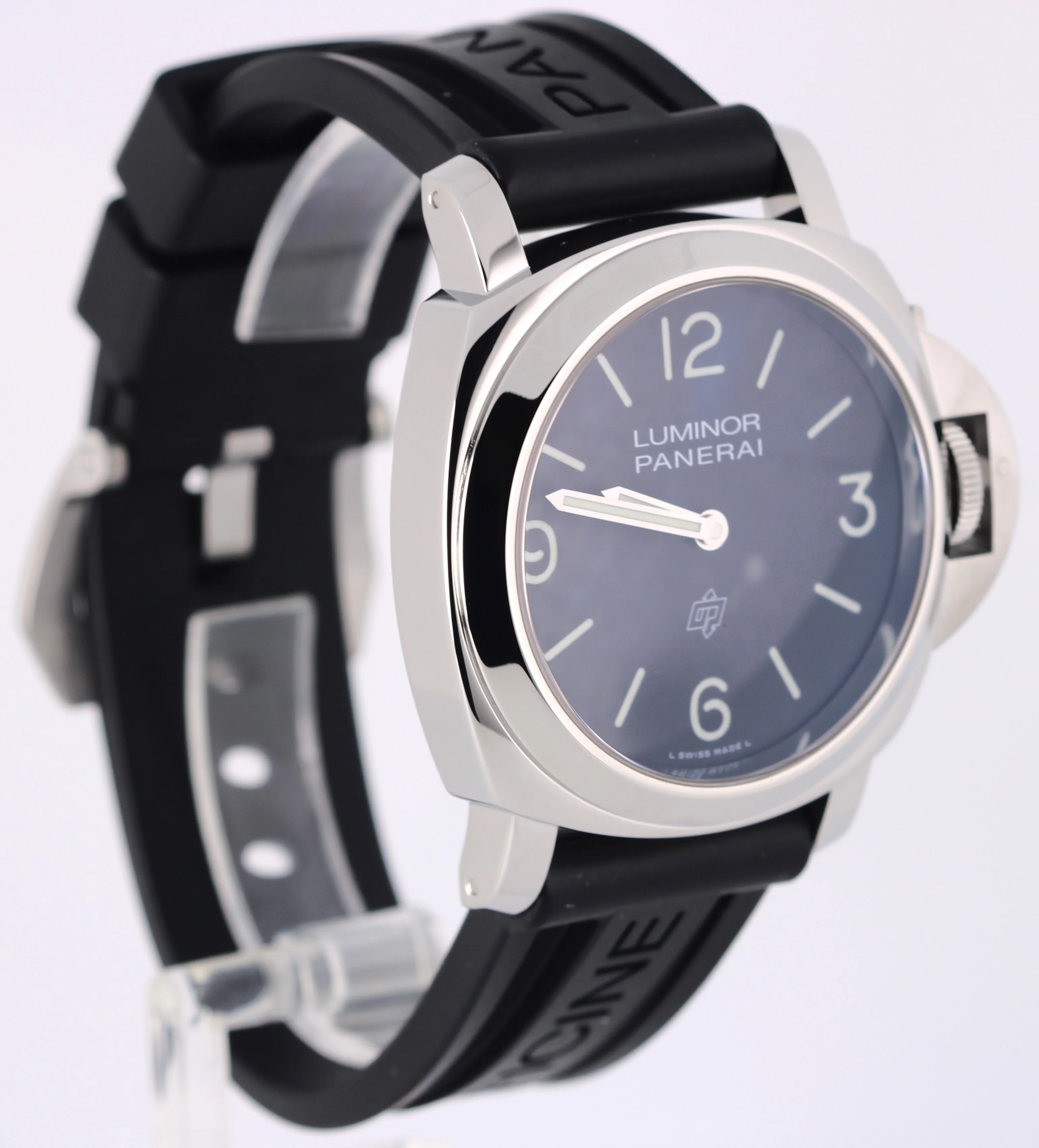 2023 PAPERS Panerai Luminor Stainless Steel Black 44mm PAM01086 Rubber Watch BOX - Image 4