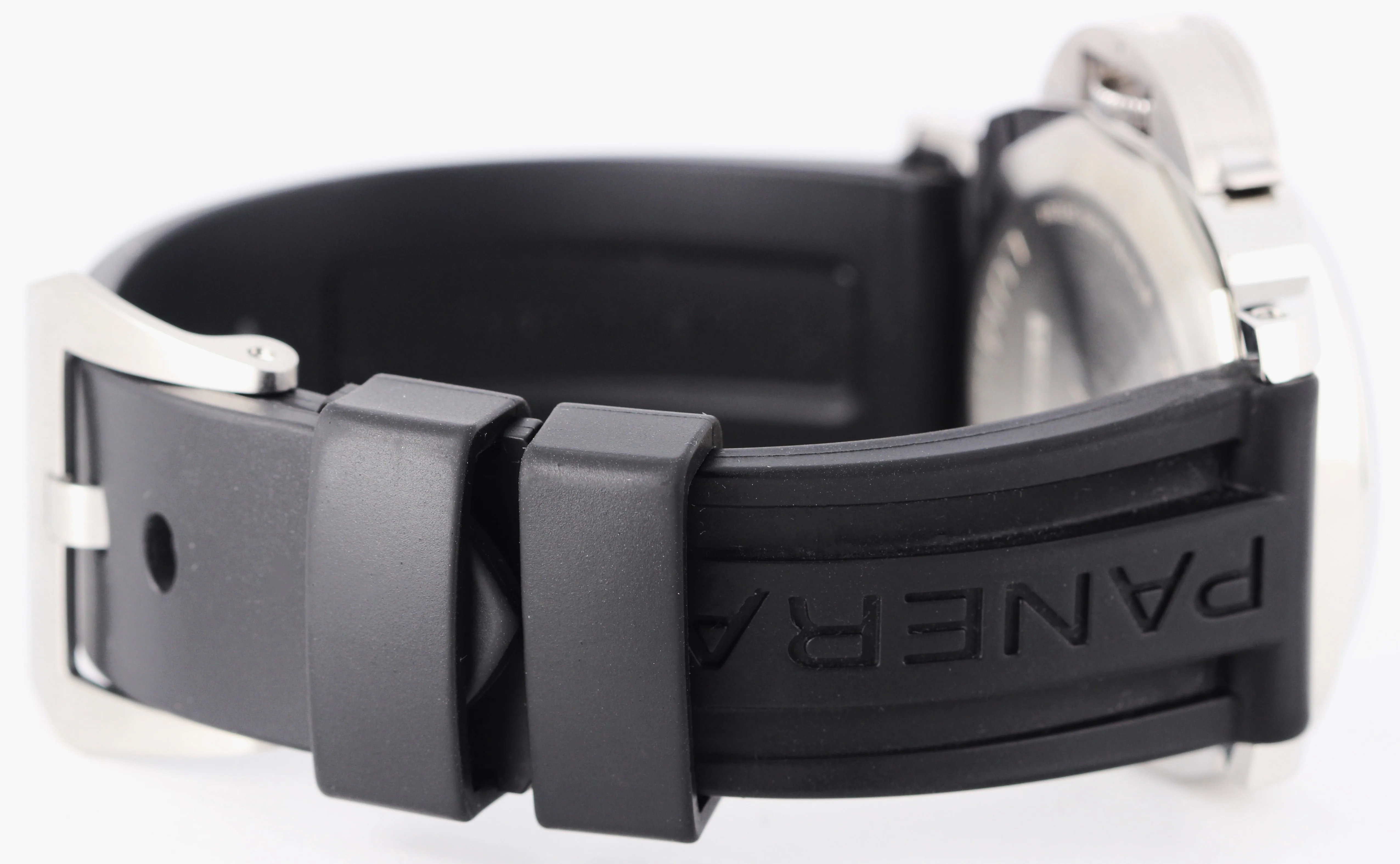 2023 PAPERS Panerai Luminor Stainless Steel Black 44mm PAM01086 Rubber Watch BOX - Image 8