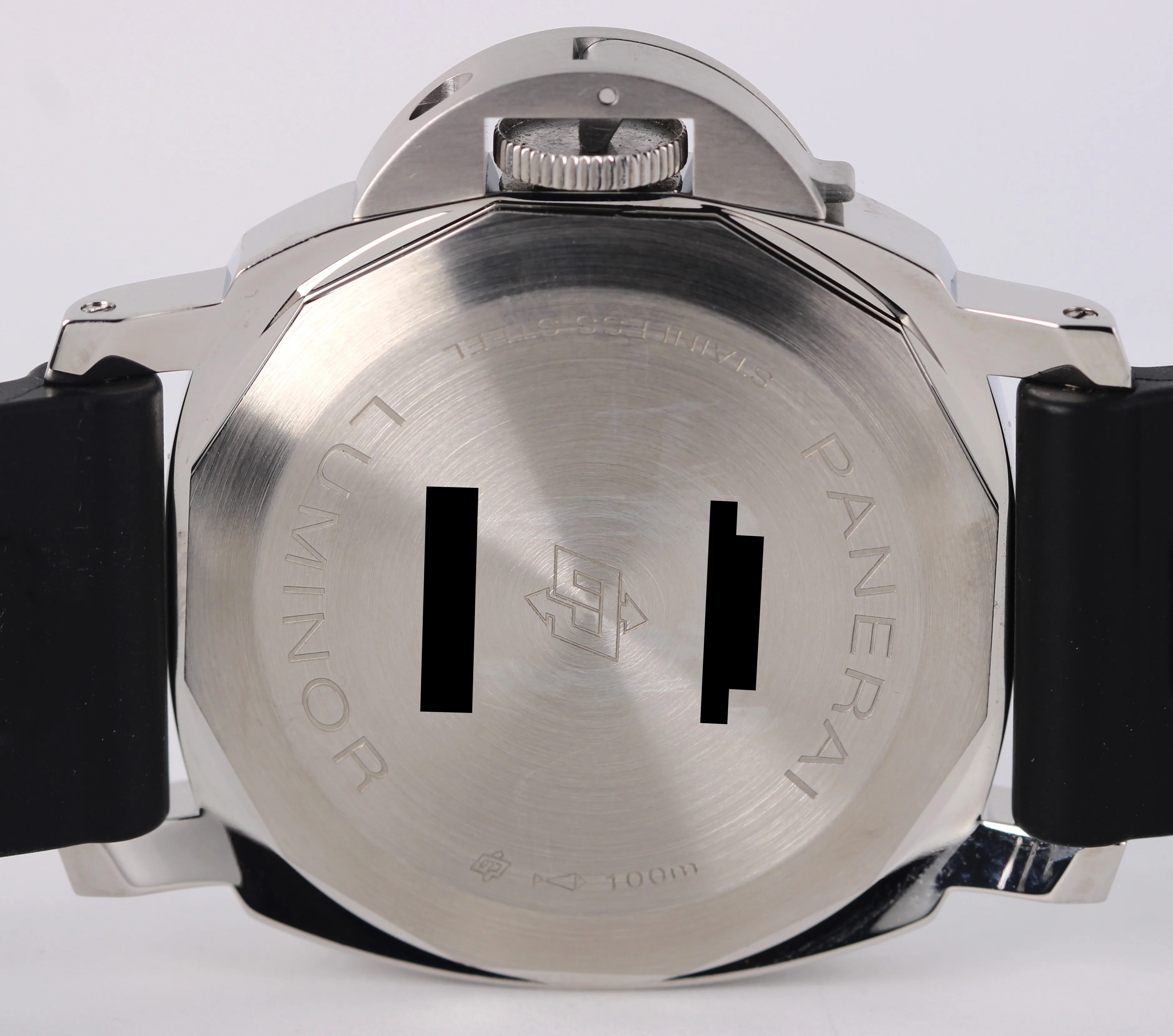 2023 PAPERS Panerai Luminor Stainless Steel Black 44mm PAM01086 Rubber Watch BOX - Image 9