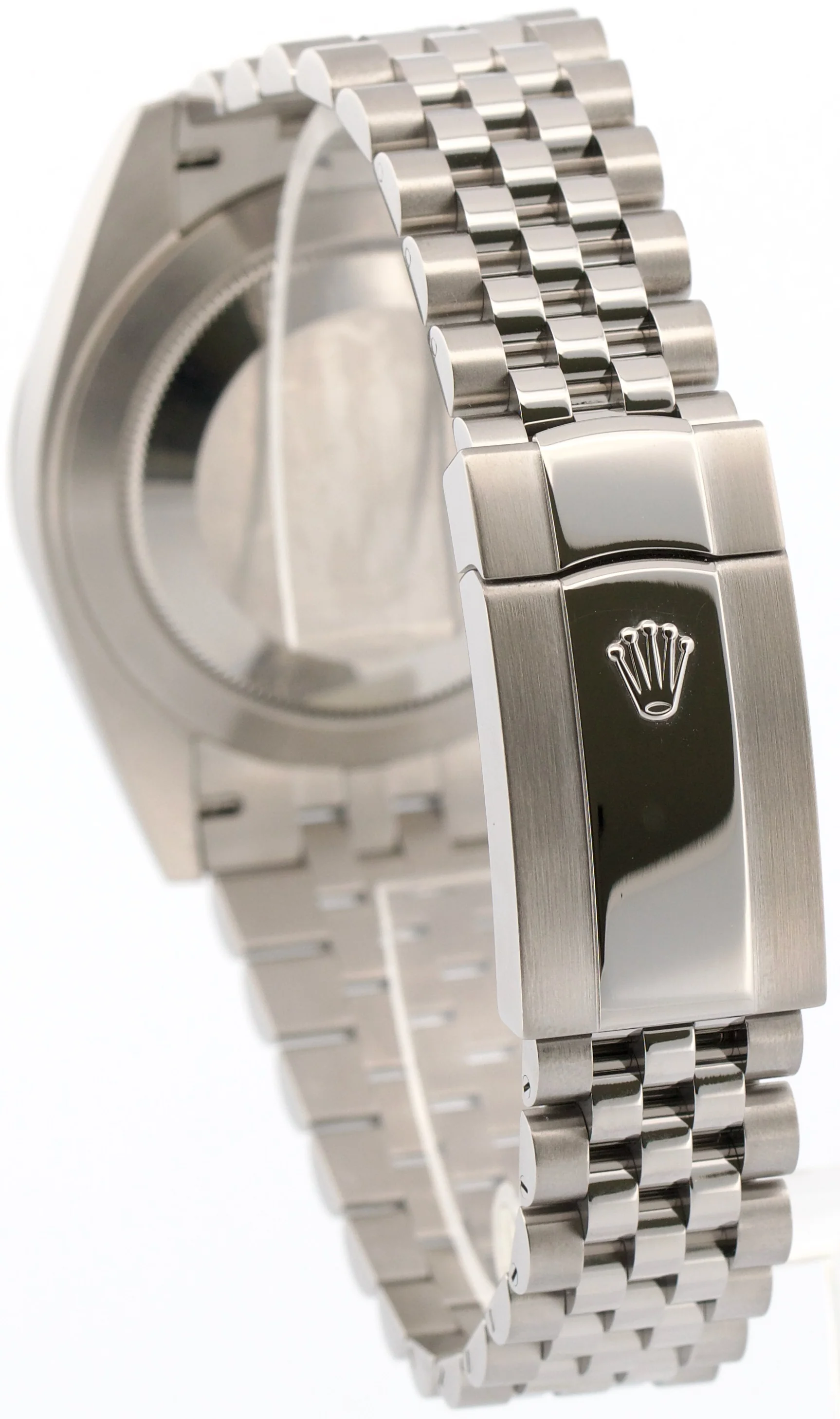 2023 PAPERS Rolex DateJust 41 BLUE 18K Gold Steel JUBILEE Fluted 41mm 126334 BOX - Image 5