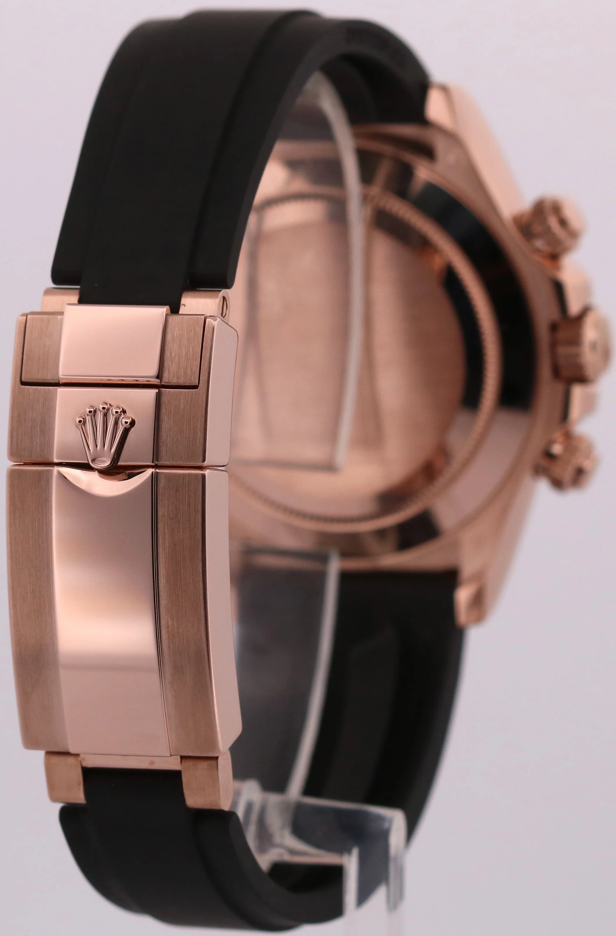 2023 PAPERS Rolex Daytona 18K Rose Gold SUNDUST Pink Oysterflex 116515 LN BOX - Image 6