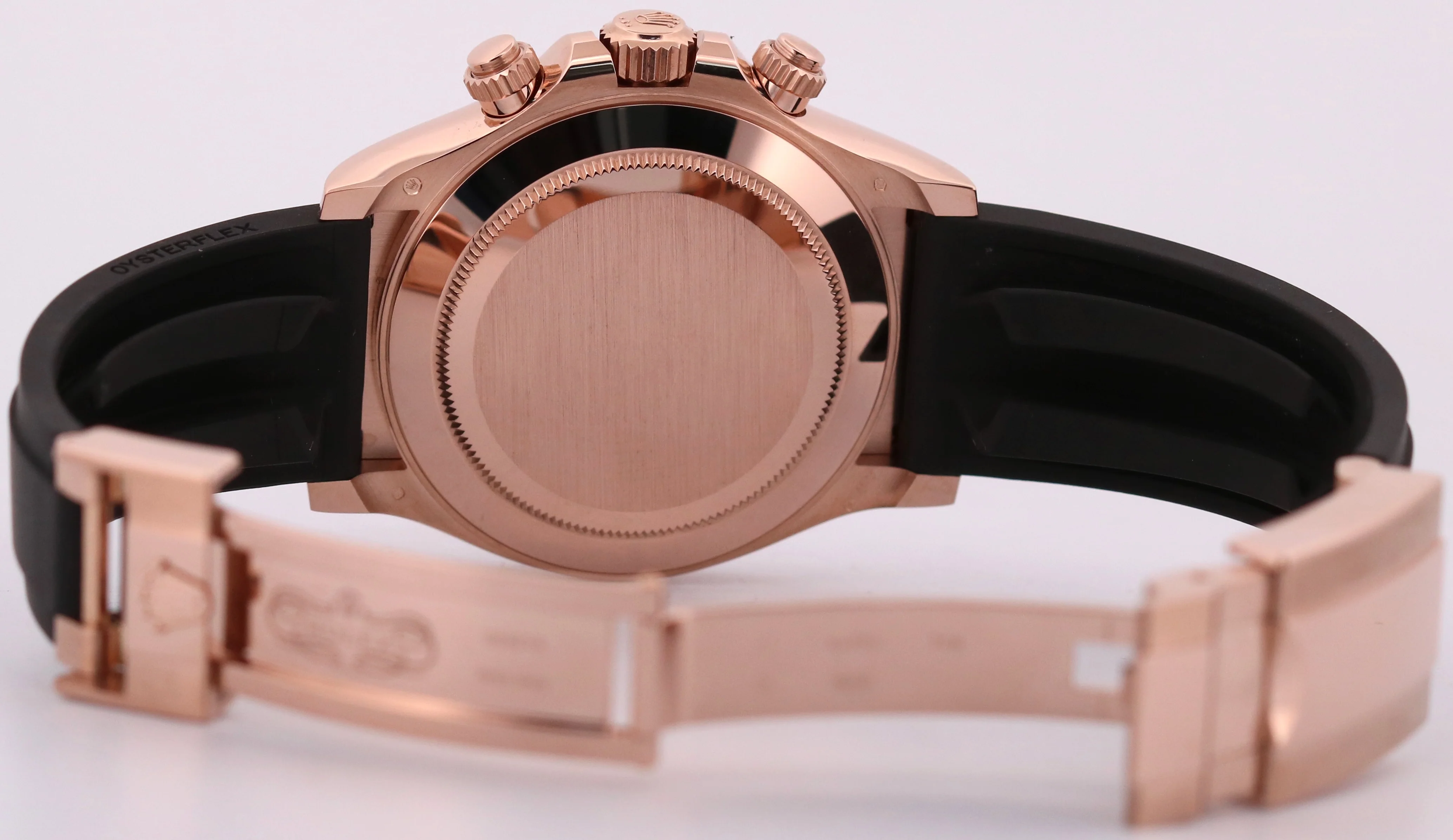 2023 PAPERS Rolex Daytona 18K Rose Gold SUNDUST Pink Oysterflex 116515 LN BOX - Image 7