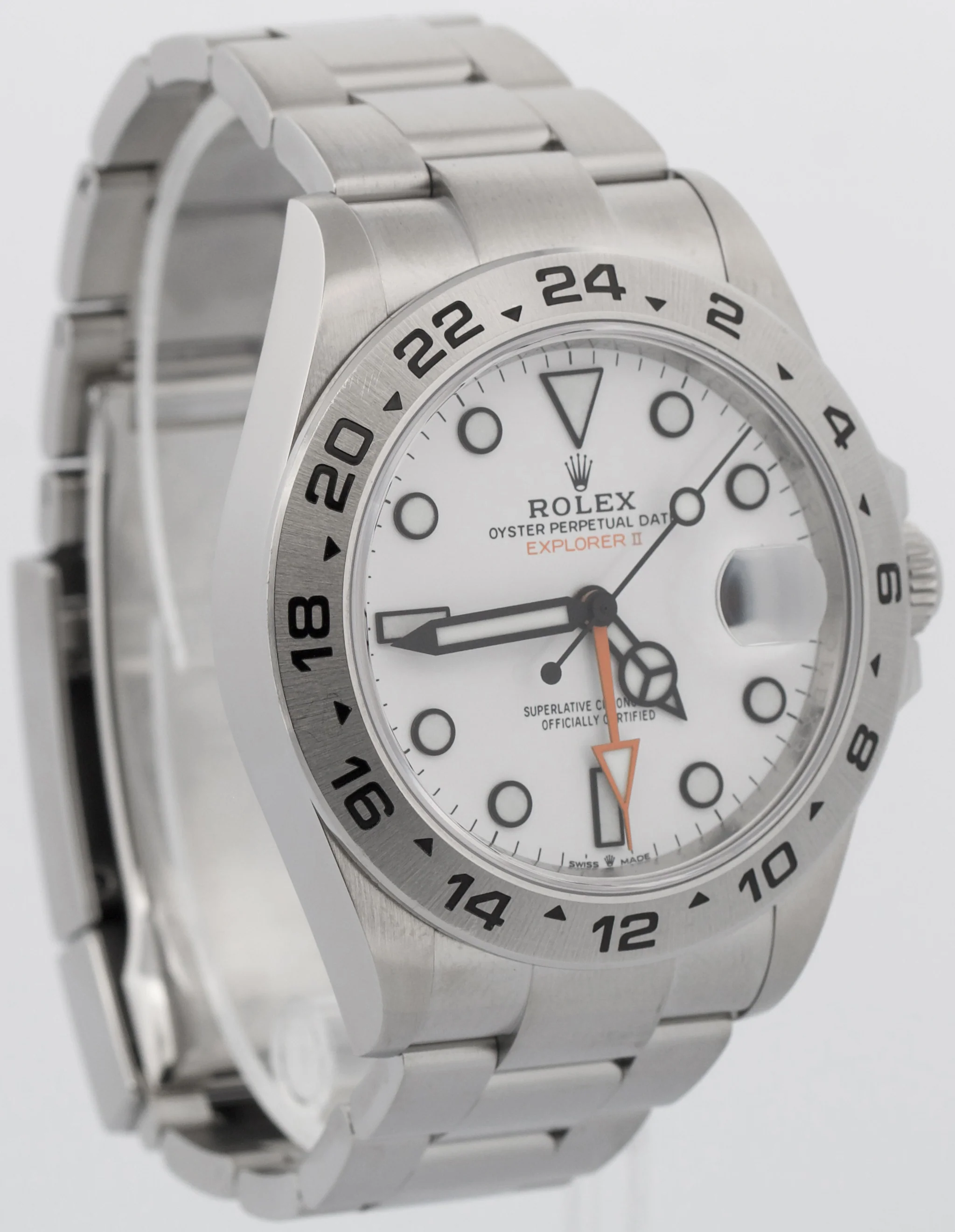 2023 PAPERS Rolex Explorer II 42mm POLAR WHITE Date GMT Steel 226570 Watch BOX - Image 4