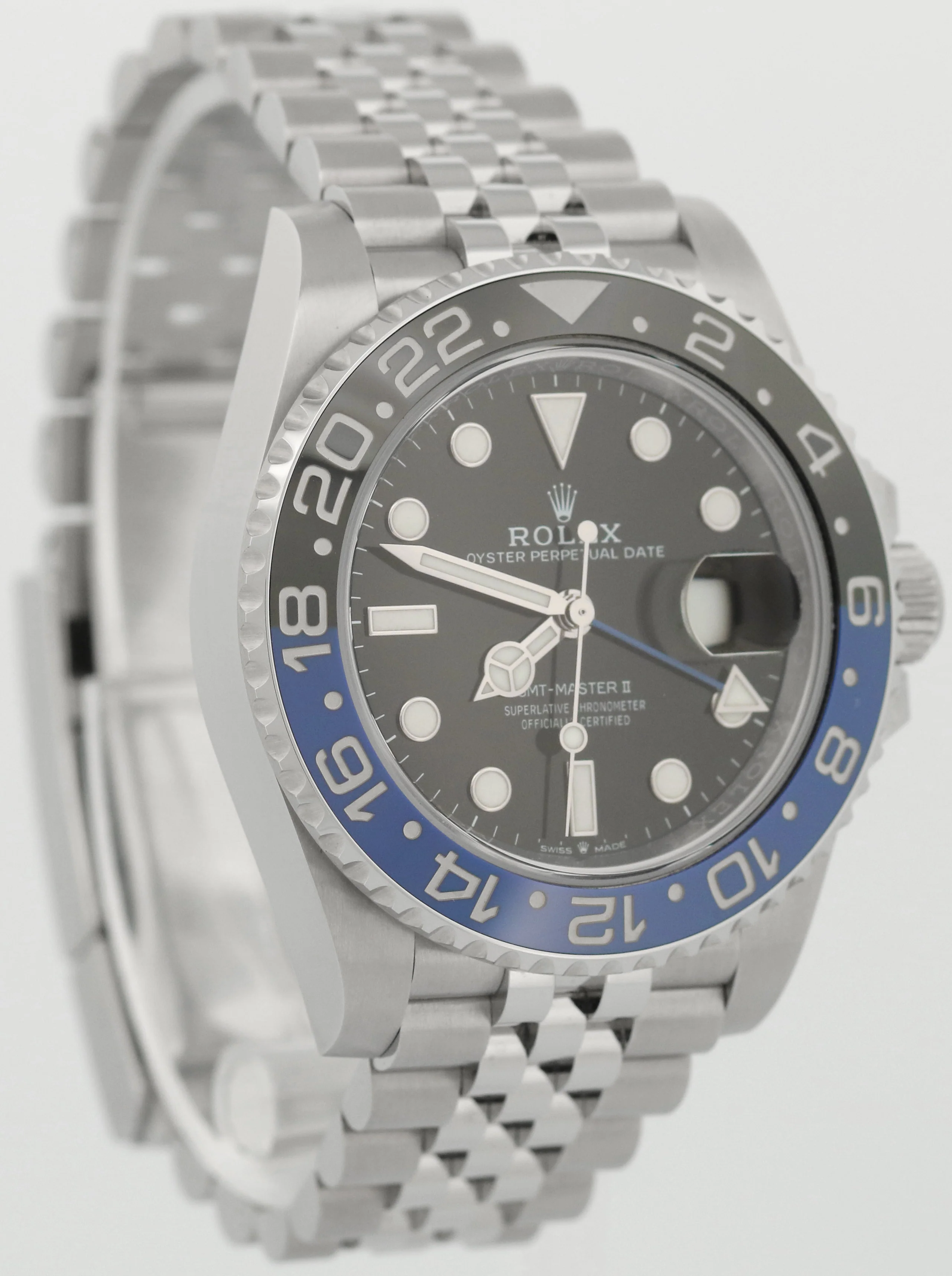 2023 PAPERS Rolex GMT-Master II BATGIRL Blue Black JUBILEE 40mm 126710 BLNR BOX - Image 4