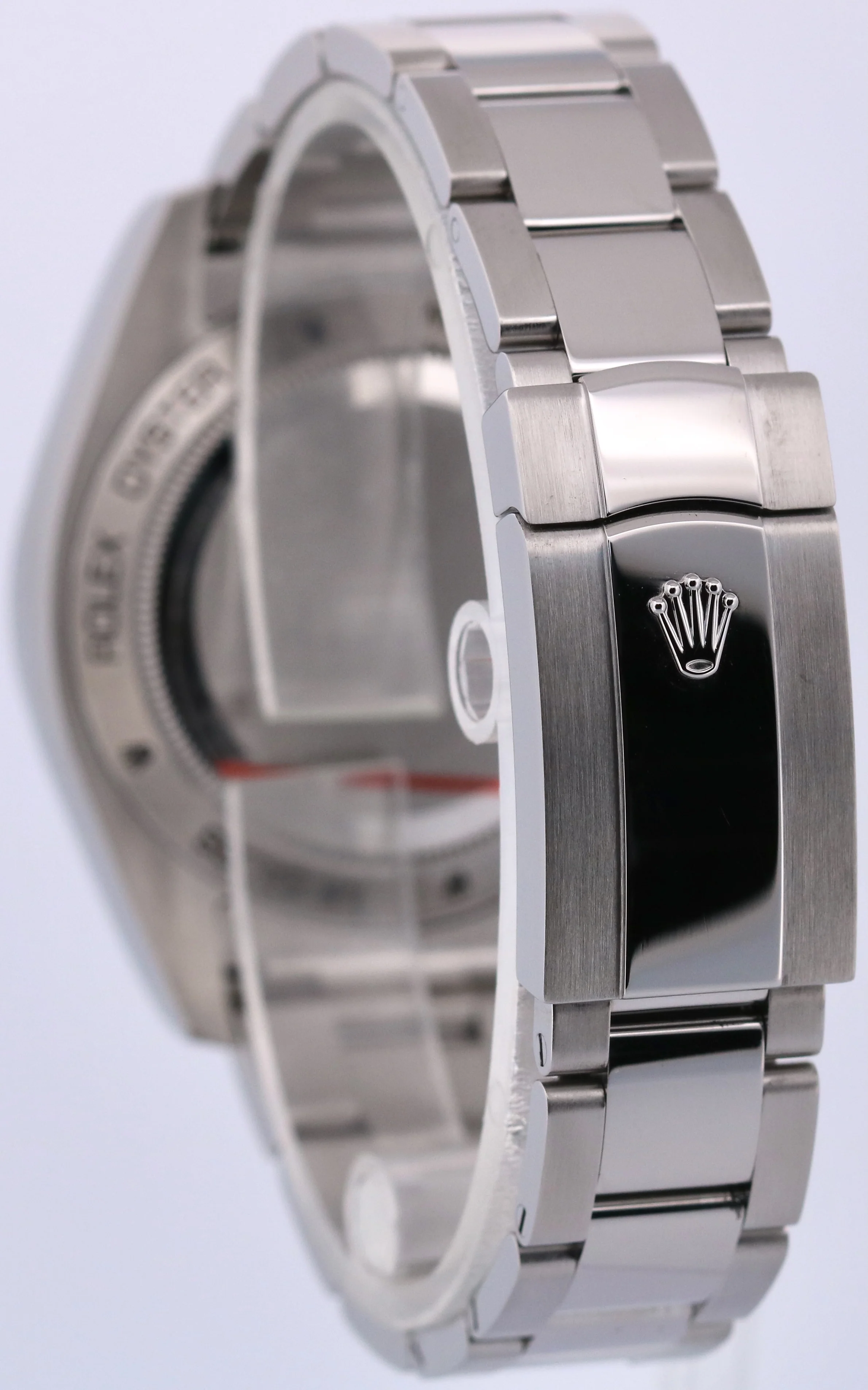 2023 PAPERS Rolex Milgauss BLACK Green Crystal 40mm Stainless 116400 GV BOX - Image 5