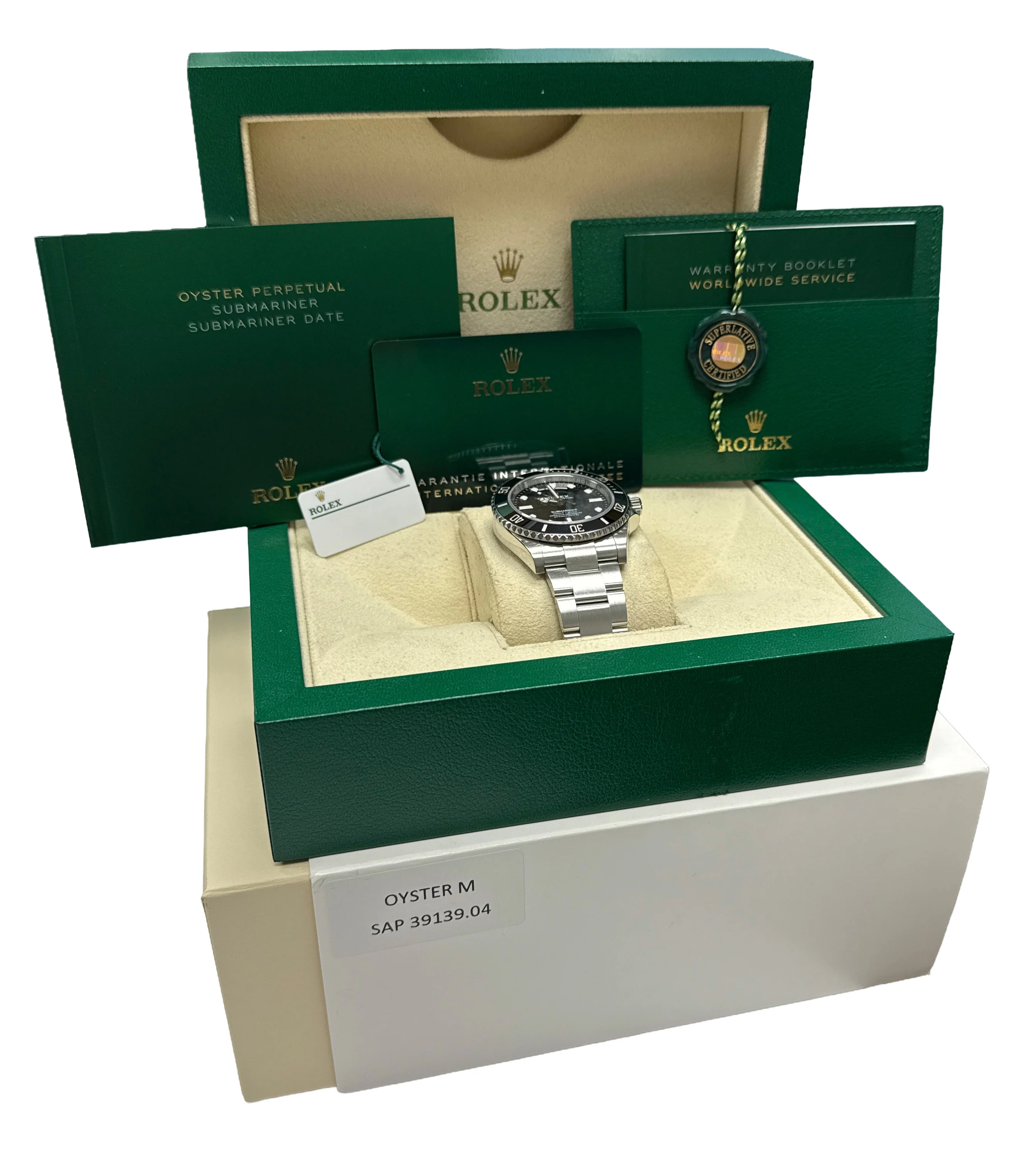 2023 PAPERS Rolex Submariner No-Date Stainless Steel 41mm Ceramic 124060 LN BOX - Image 2
