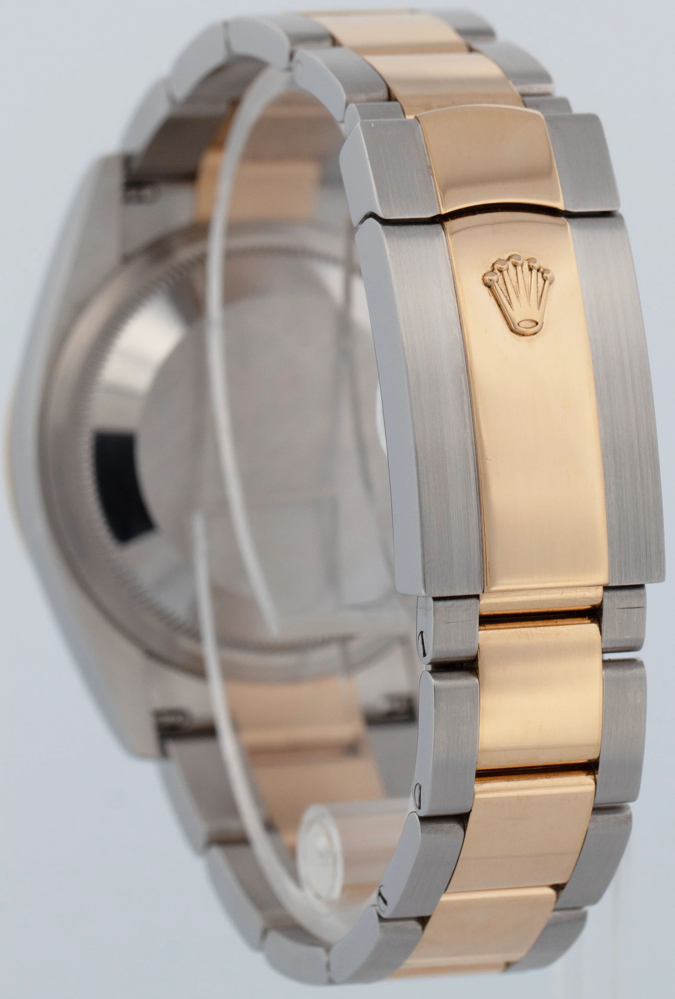 2023 Rolex DateJust Champagne Palm Motif 36mm Yellow Gold Oyster Watch 126233 - Image 4