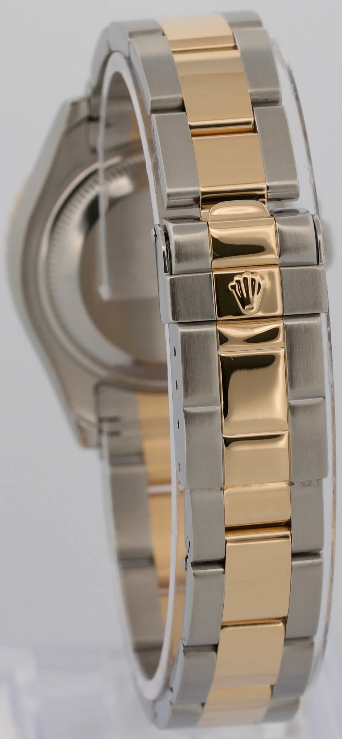 2023 RSC Ladies Rolex Yacht-Master WHITE 18K Yellow Gold Steel 29mm 169623 Watch - Image 5