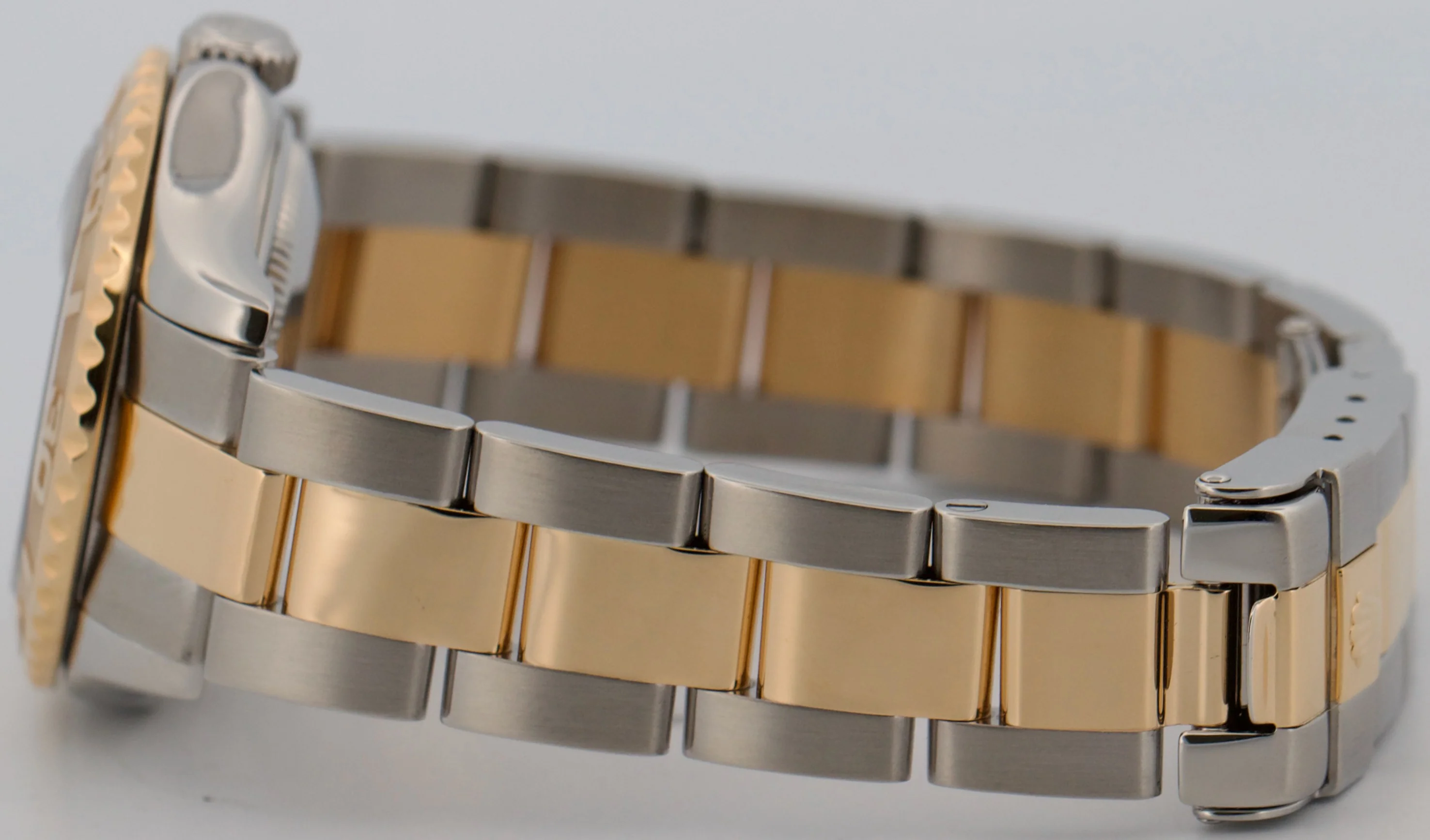 2023 RSC Ladies Rolex Yacht-Master WHITE 18K Yellow Gold Steel 29mm 169623 Watch - Image 7
