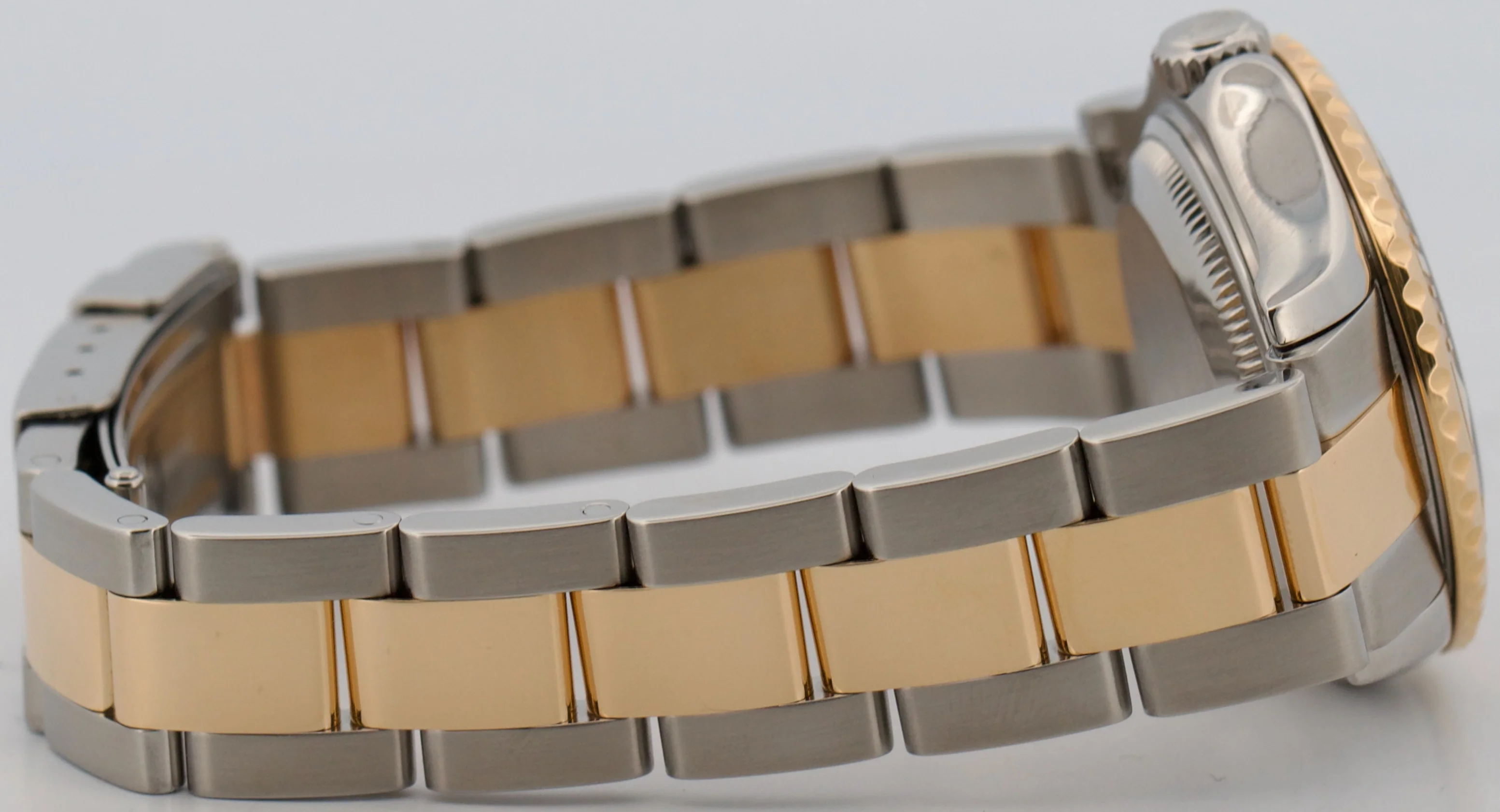 2023 RSC Ladies Rolex Yacht-Master WHITE 18K Yellow Gold Steel 29mm 169623 Watch - Image 8