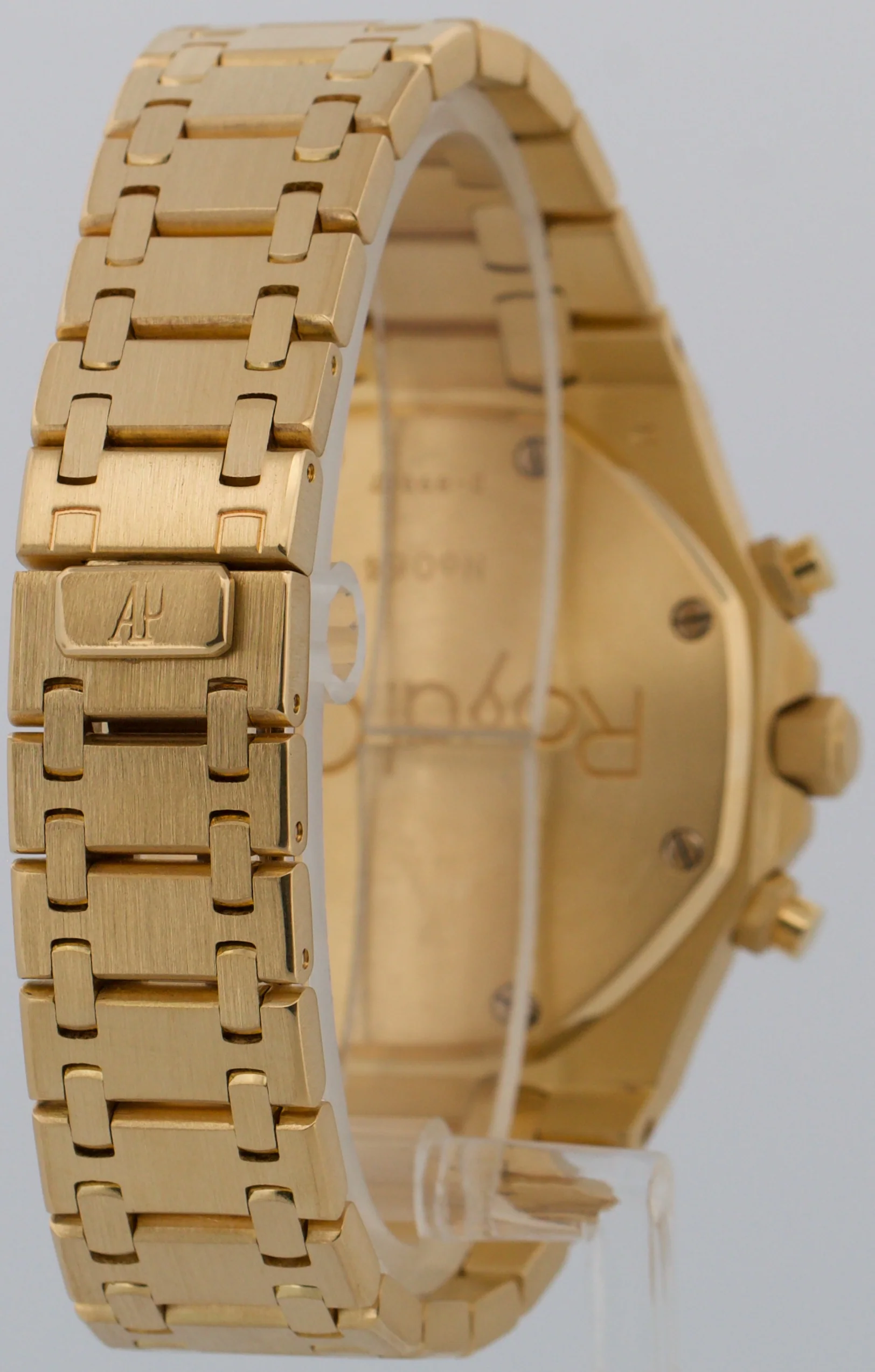 2024 ARCHIVES Audemars Piguet Royal Oak Chronograph 18k Gold BLUE 39mm 25860BA - Image 6
