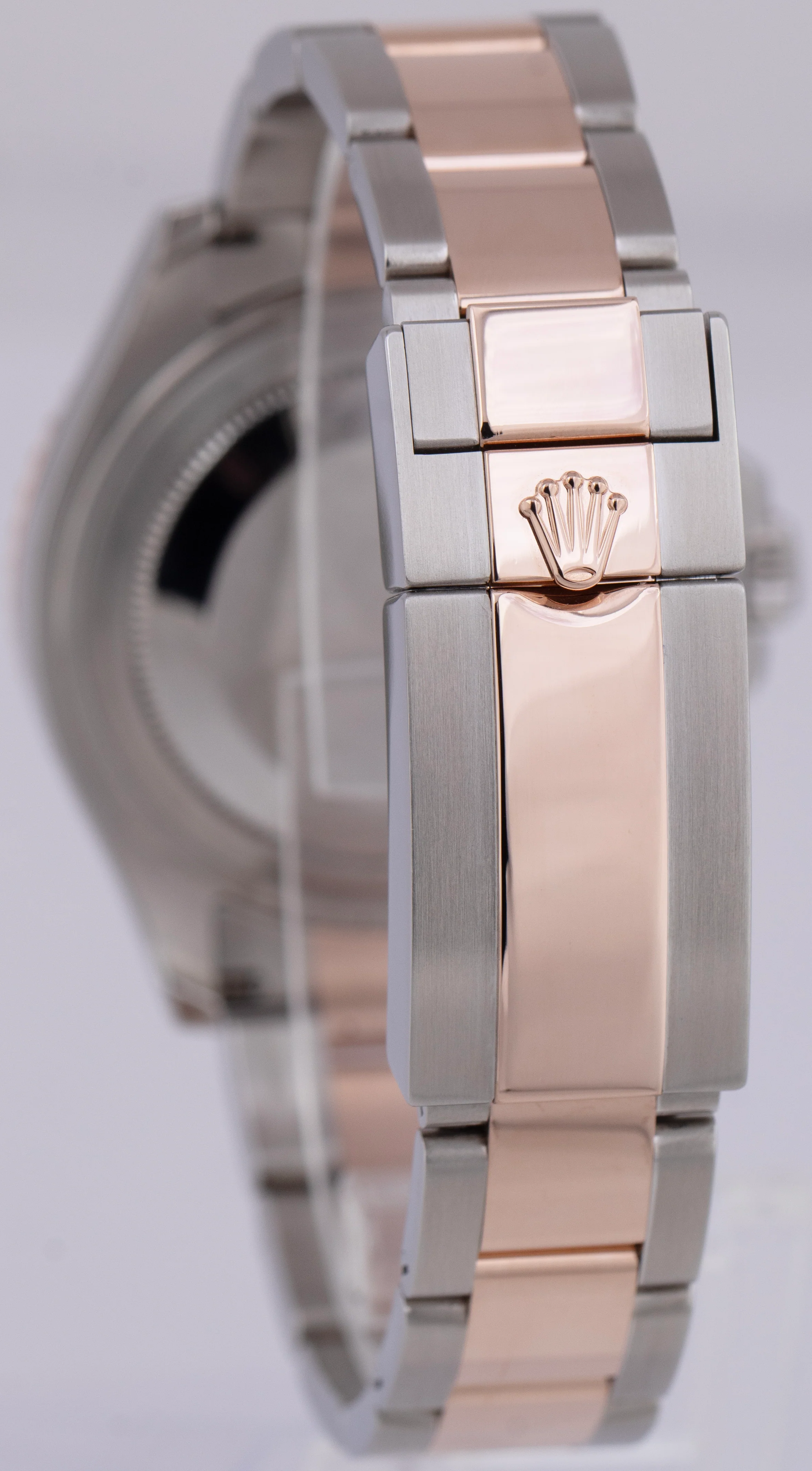 2024 NEW PAPERS Rolex Yacht-Master 37mm Steel Rose Gold BLACK Watch 268621 BOX - Image 6