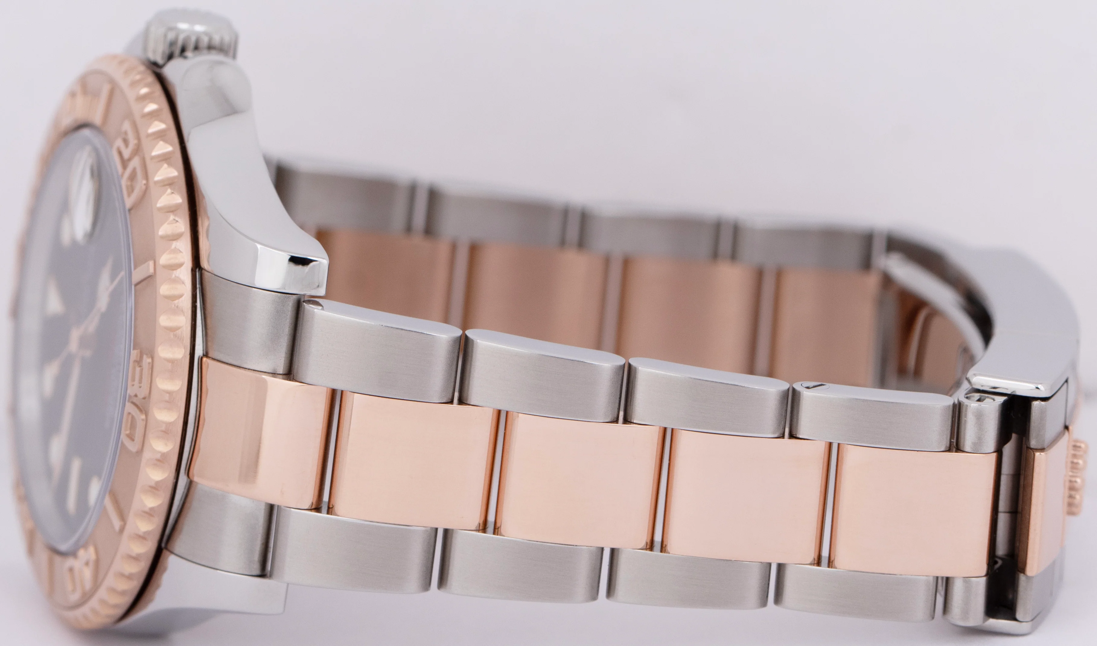 2024 NEW PAPERS Rolex Yacht-Master 37mm Steel Rose Gold BLACK Watch 268621 BOX - Image 7