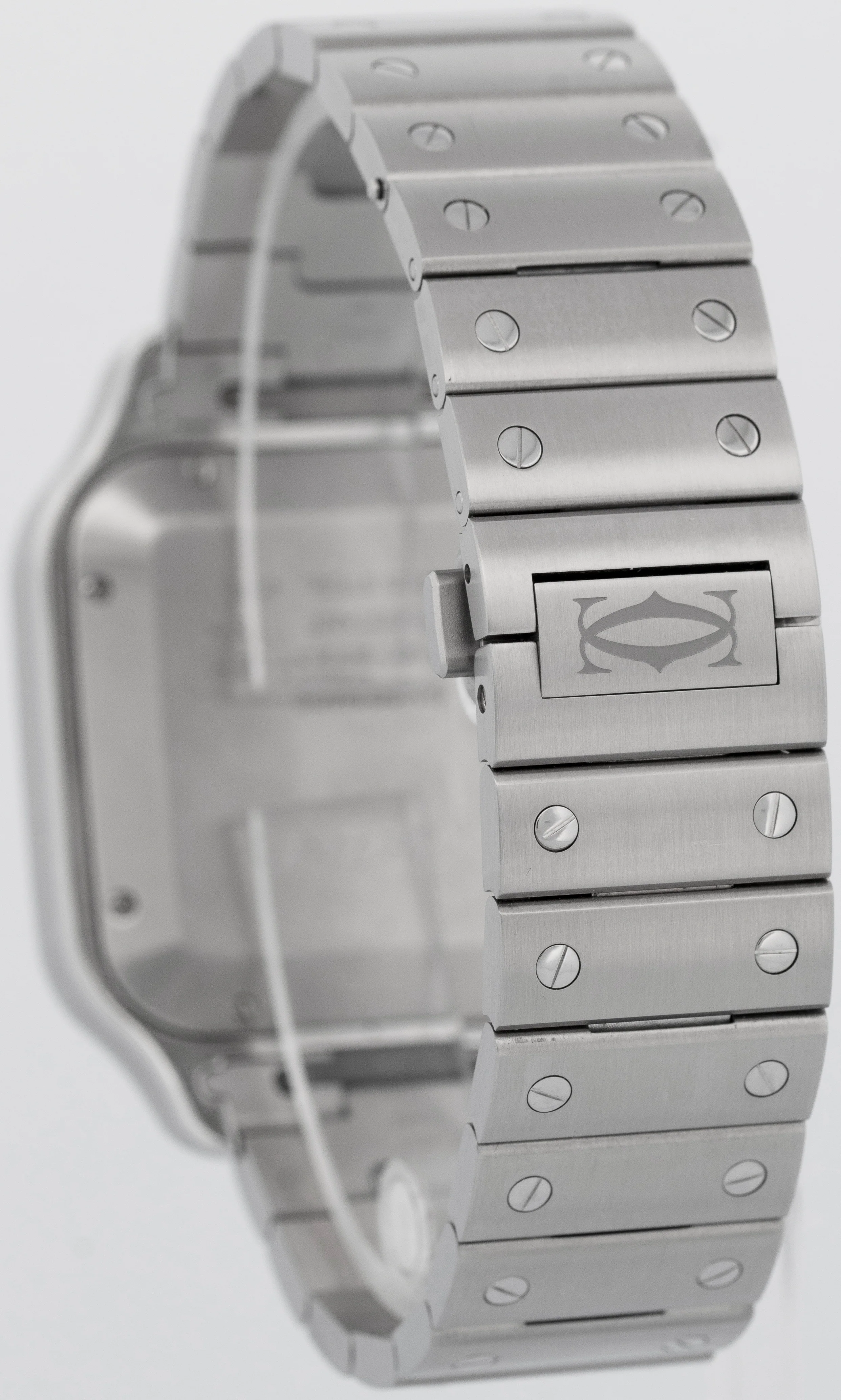 2024 PAPERS Cartier Santos Dual Time 37.7mm Anthracite Gray 4590 WSSA0076 BOX - Image 5