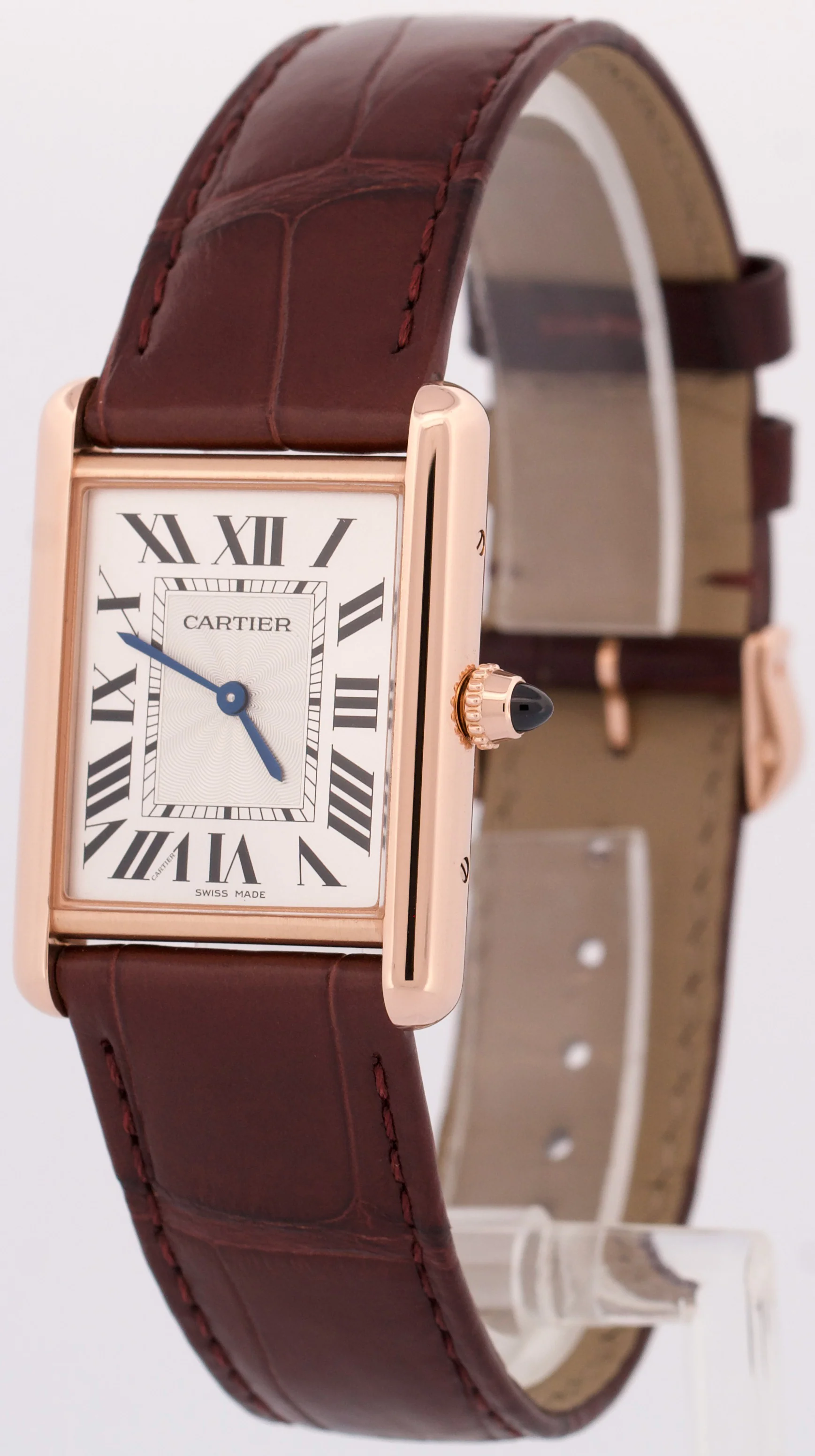 2024 PAPERS Cartier Tank Louis Large 18K ROSE GOLD 33mm WGTA0011 3816 BOX - Image 3