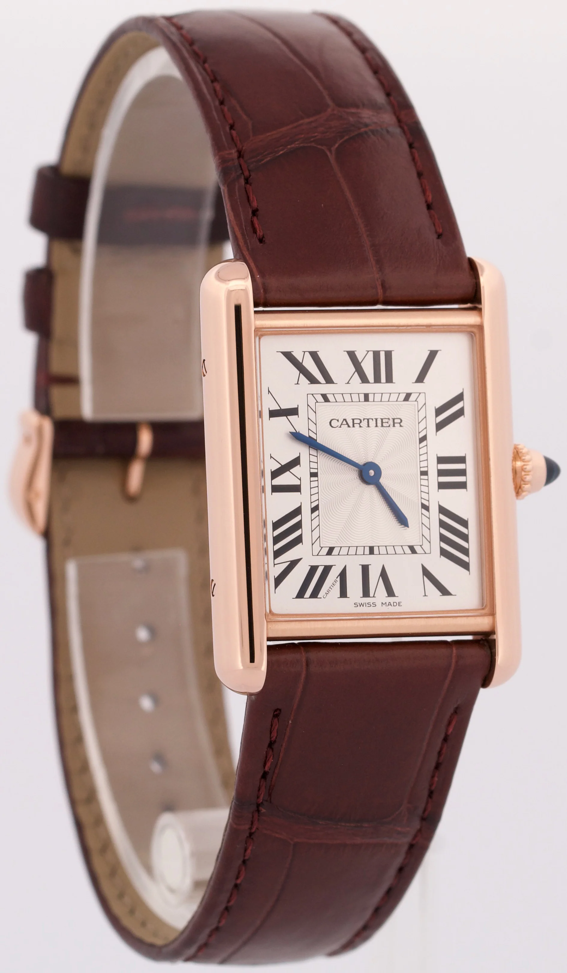 2024 PAPERS Cartier Tank Louis Large 18K ROSE GOLD 33mm WGTA0011 3816 BOX - Image 4