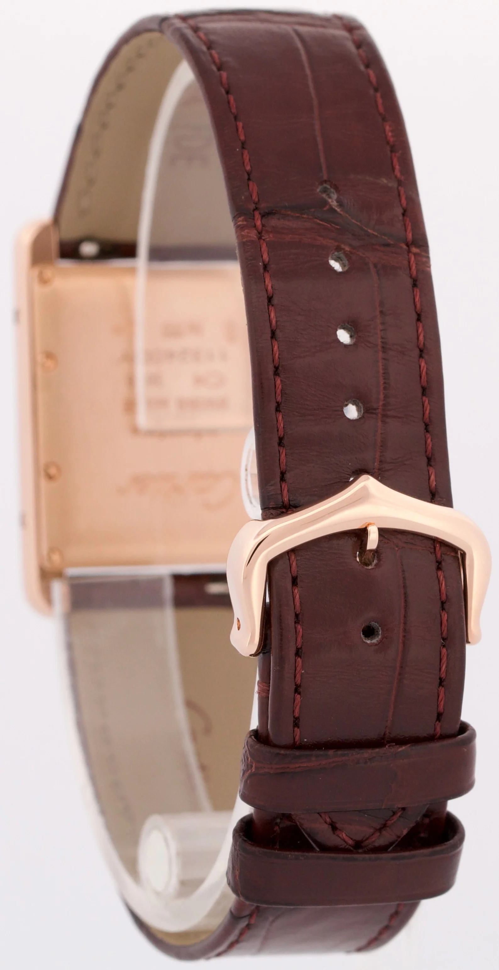 2024 PAPERS Cartier Tank Louis Large 18K ROSE GOLD 33mm WGTA0011 3816 BOX - Image 5