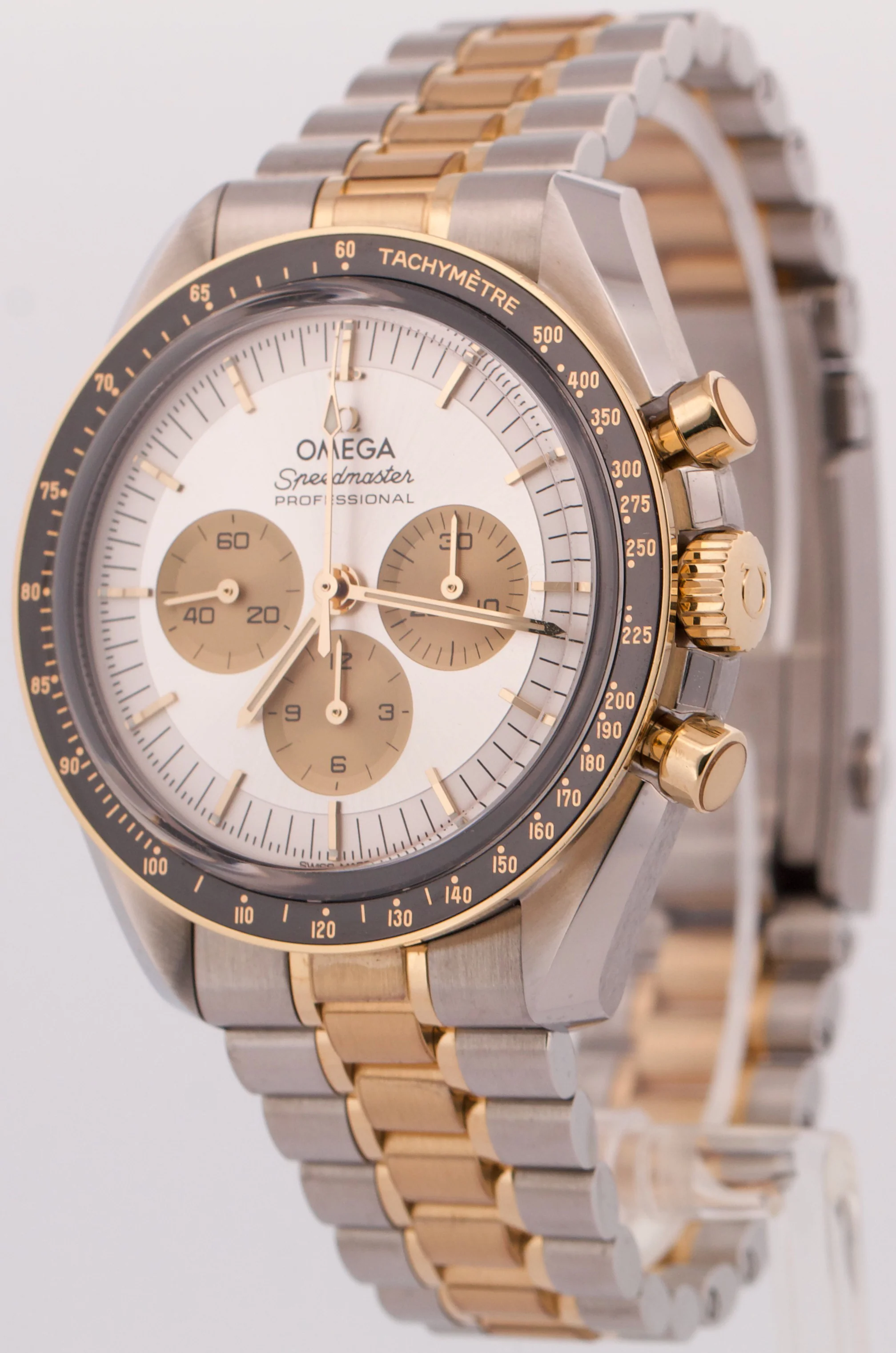 2024 PAPERS Omega Speedmaster Moonwatch SILVER 18K Steel 310.20.42.50.02.001 BOX - Image 3
