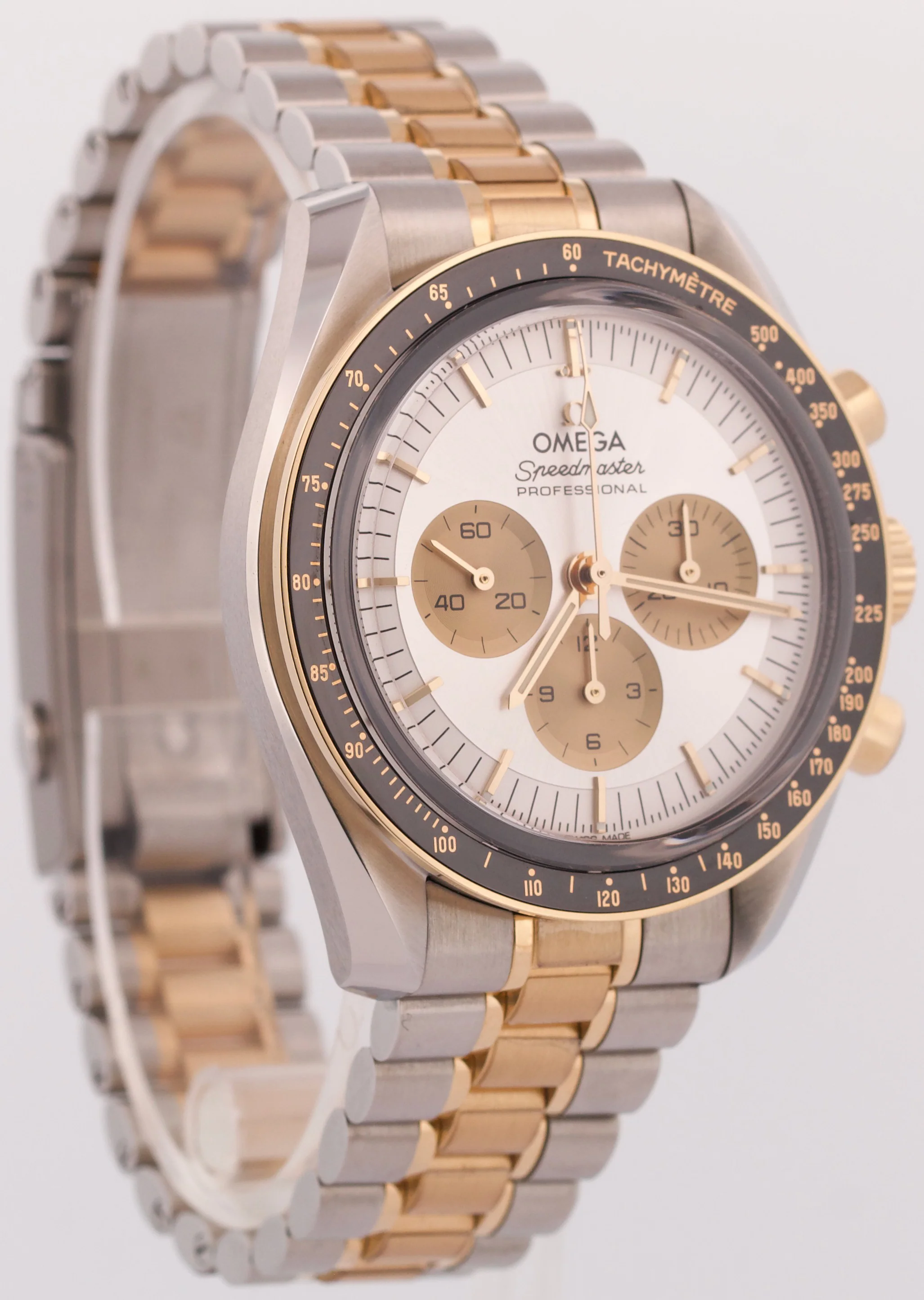 2024 PAPERS Omega Speedmaster Moonwatch SILVER 18K Steel 310.20.42.50.02.001 BOX - Image 4