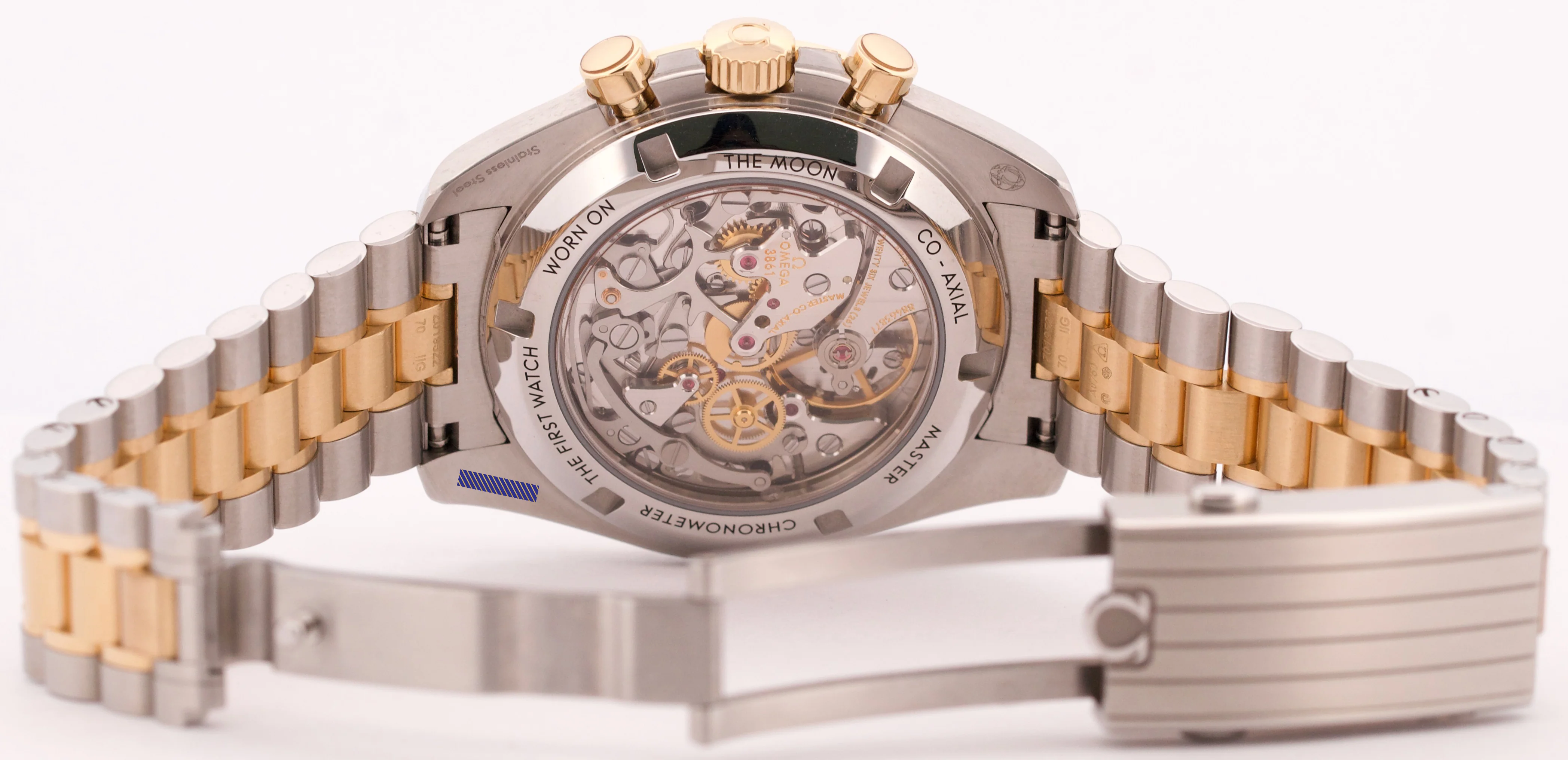 2024 PAPERS Omega Speedmaster Moonwatch SILVER 18K Steel 310.20.42.50.02.001 BOX - Image 9