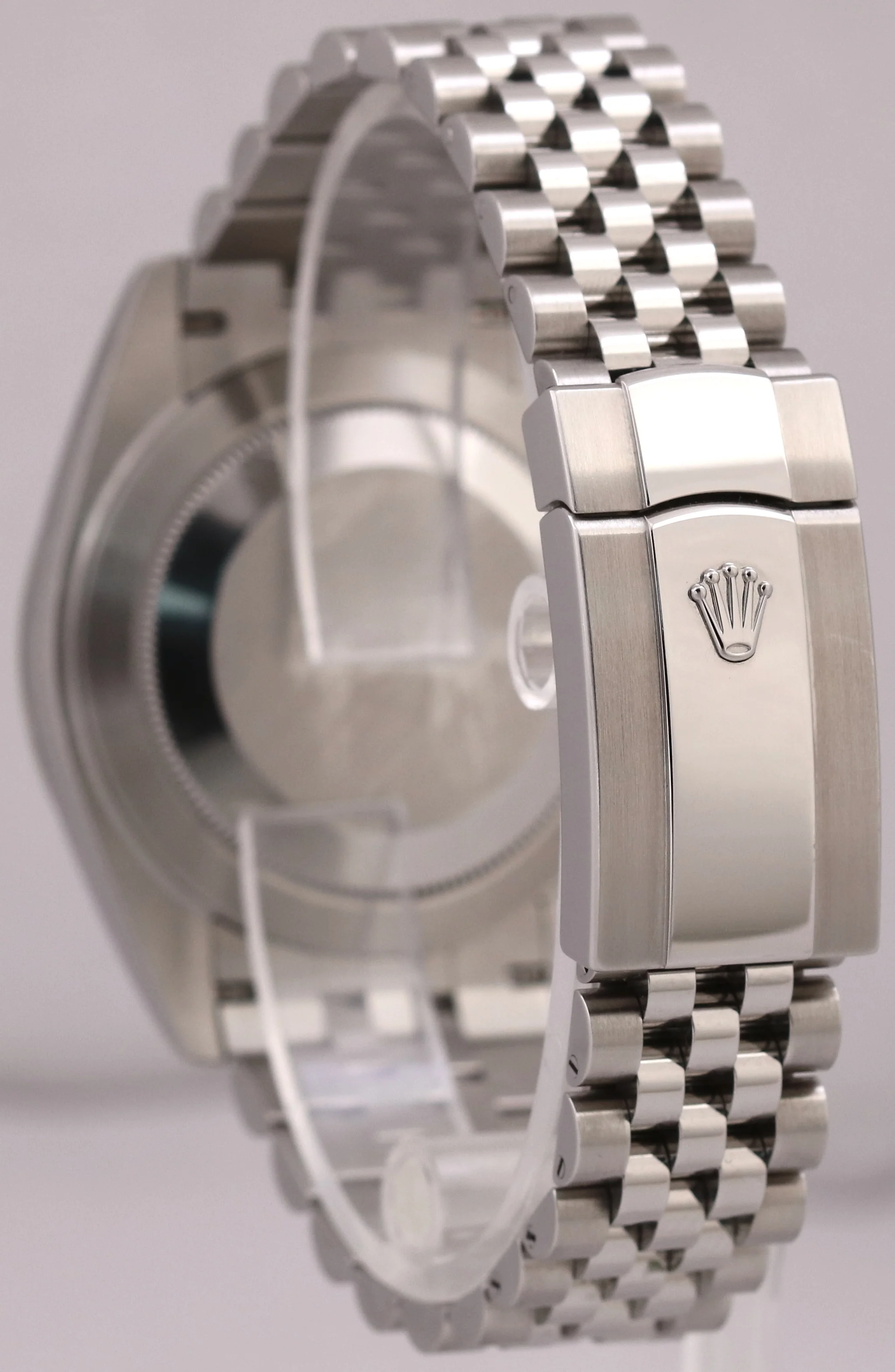 2024 PAPERS Rolex DateJust 41mm BLACK Steel 18K Gold Fluted JUBILEE 126334 BOX - Image 5