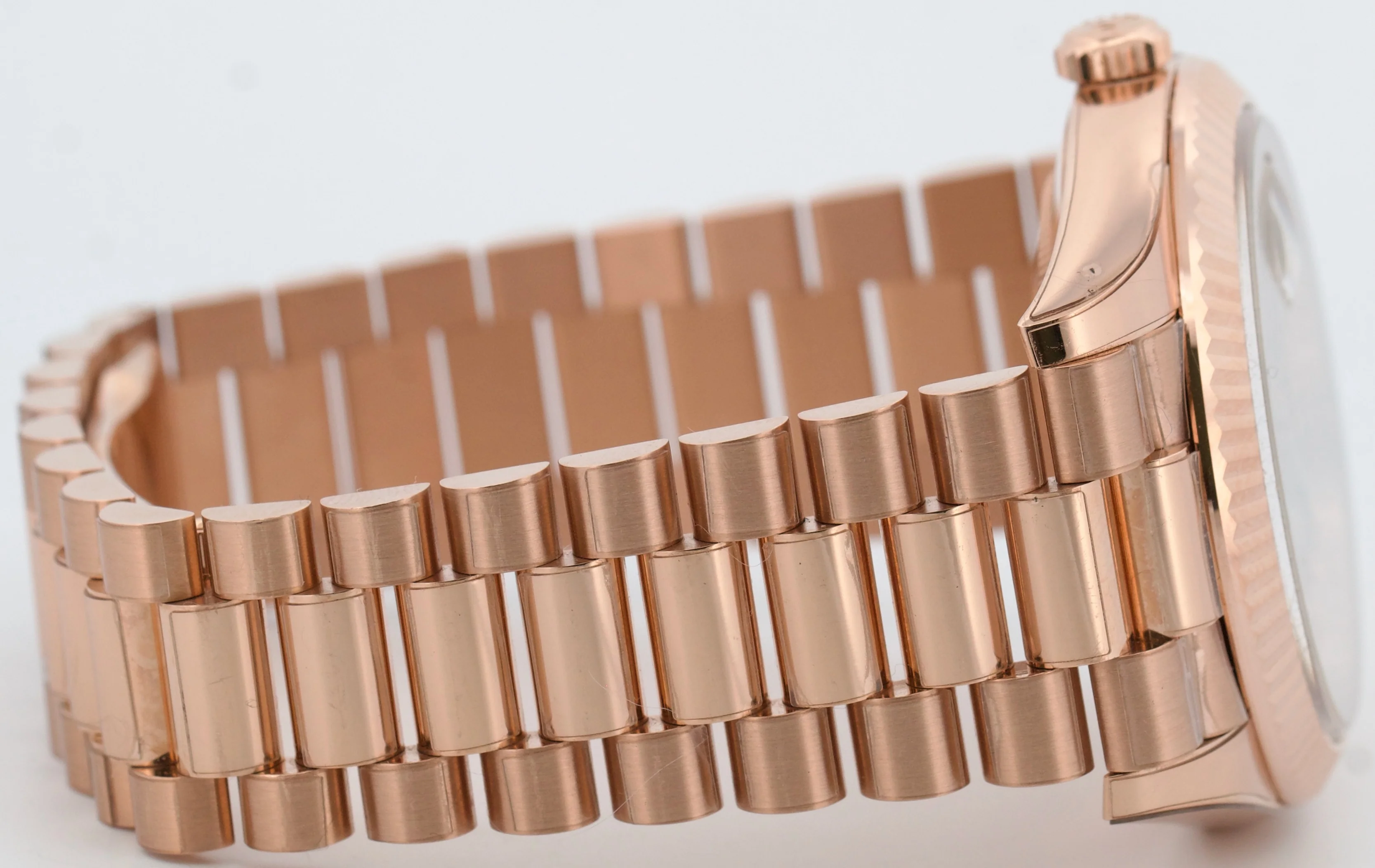 2024 PAPERS Rolex Day-Date President 40mm OLIVE GREEN 18K Rose Gold 228235 BOX - Image 8